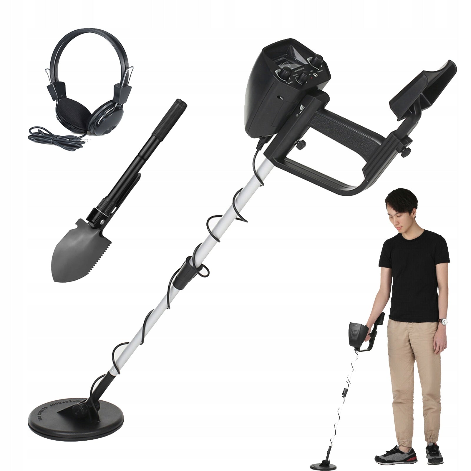 METAL DETECTOR FOR SEARCHING FOR GOLD JEWELRY COINS AND HIDDEN METALS