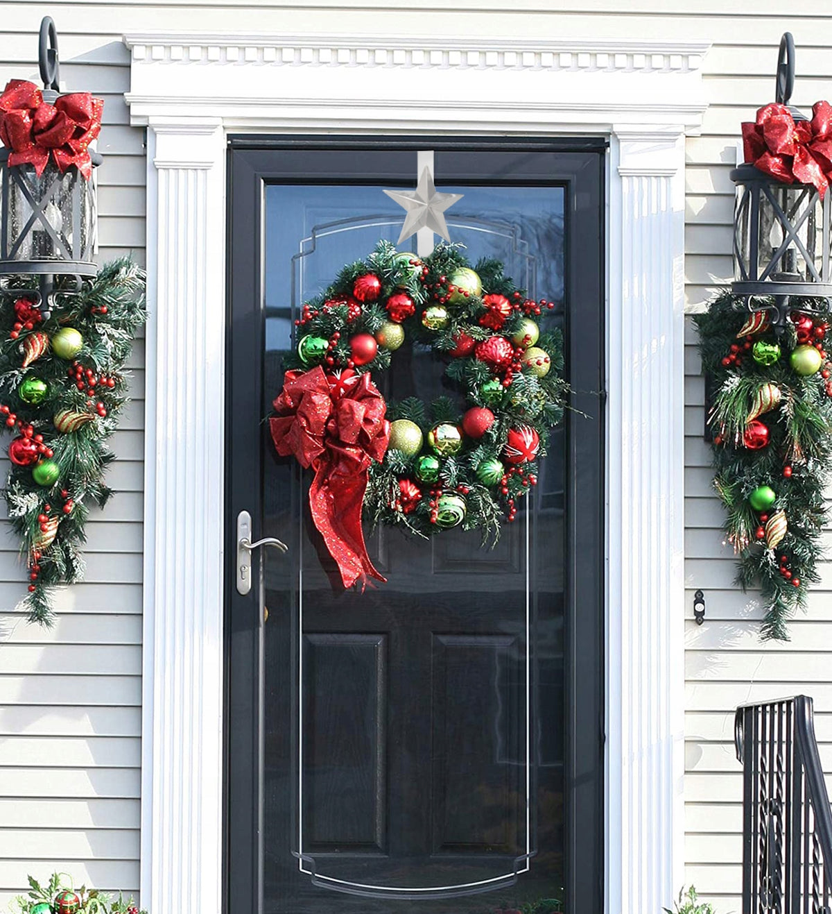 METAL HANGER HOOK HOOK OVER THE CHRISTMAS DOOR Brand Tutumi