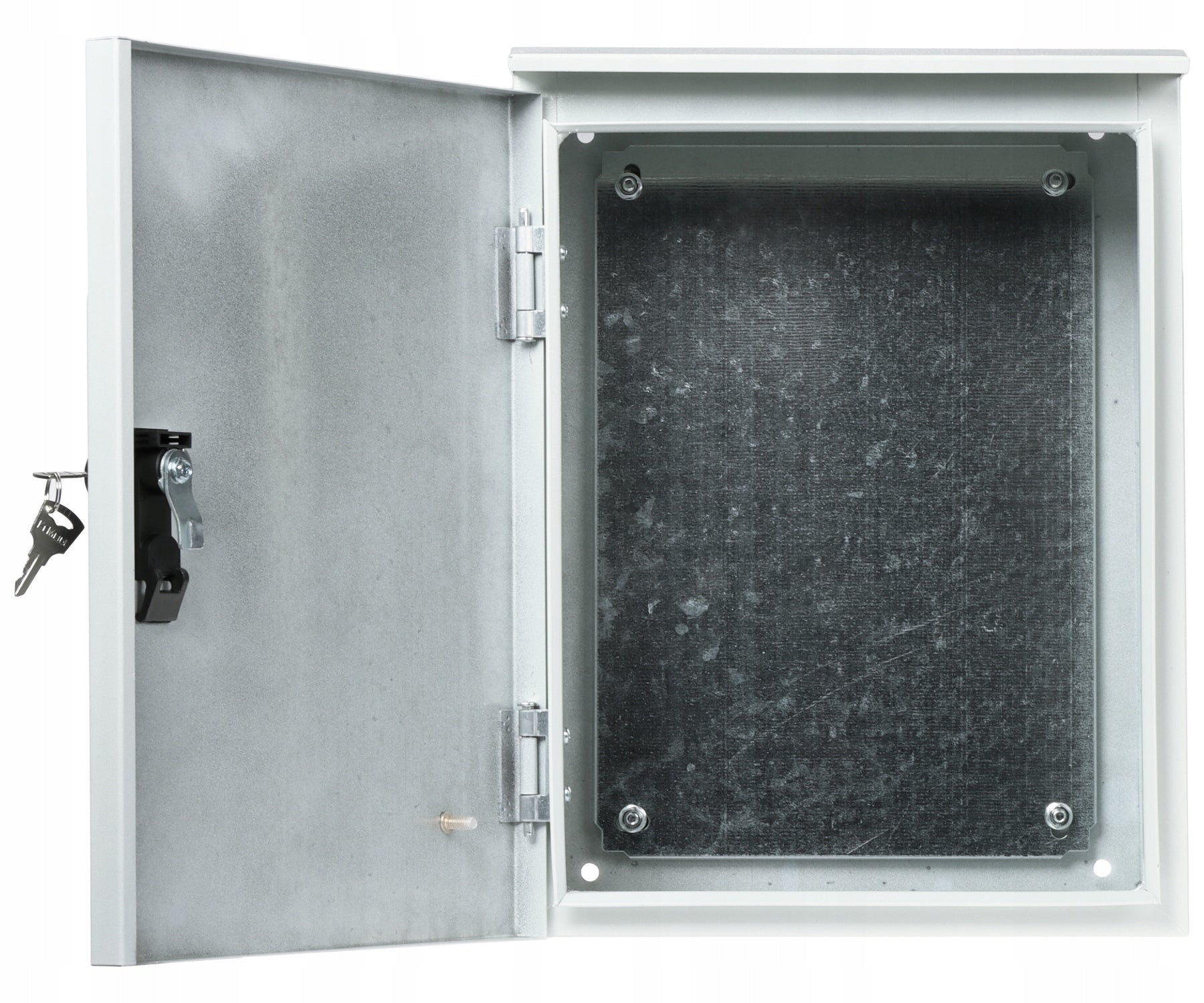METAL HOUSING 395 x 306 x 180 mm LOCKABLE BOX CABINET Brand no brand