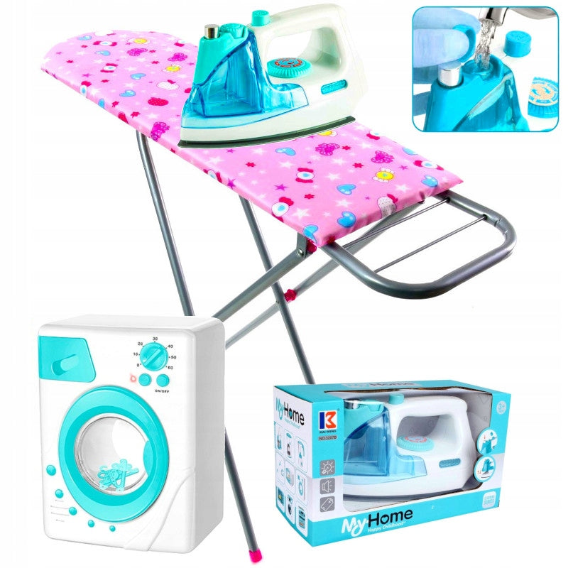 METAL IRONING BOARD STEAM IRON WASHING MACHINE FUNCTIONAL ROLE PLAY