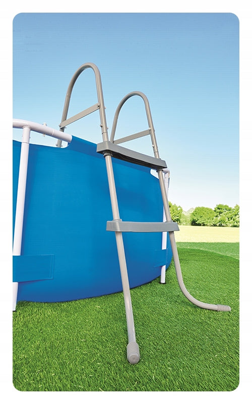 METAL LADDER FOR SWIMMING POOL INTEX BESTWAY UP TO 84CM DOUBLE-SIDED ME Manufacturer code DRABINKA BASENOWA DWUSTRONNA MOCNA