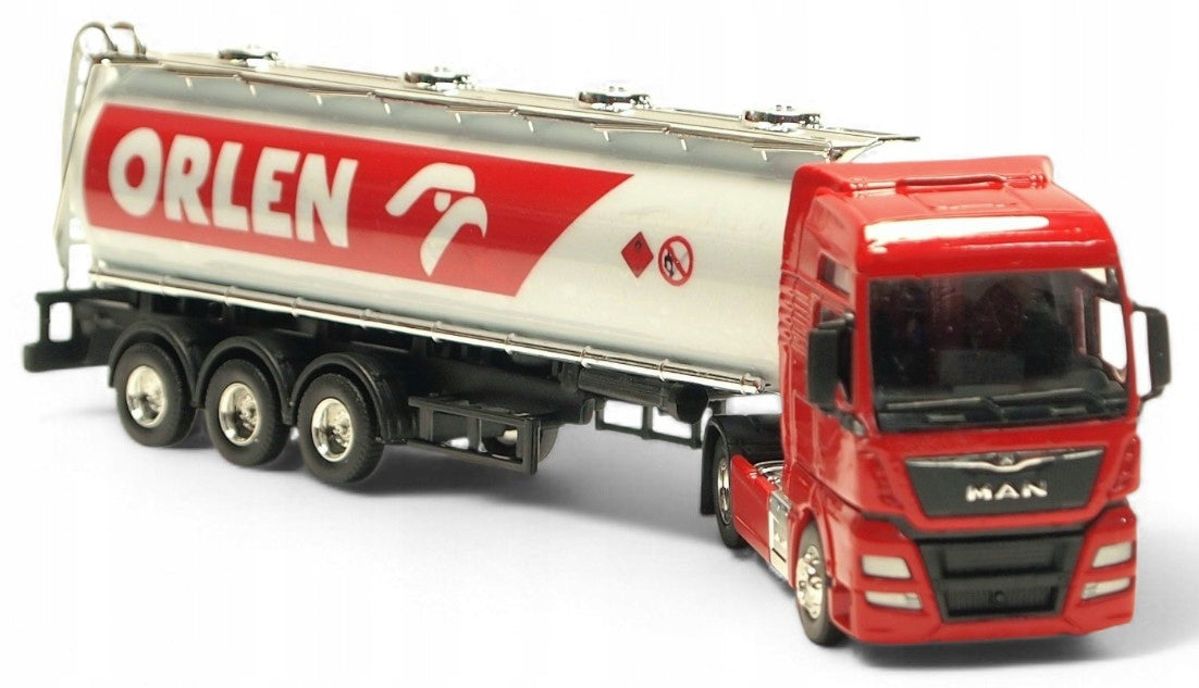 METAL MODEL TRUCK MAN ORLEN TANKER BURP FOR FUEL TRANSPORT