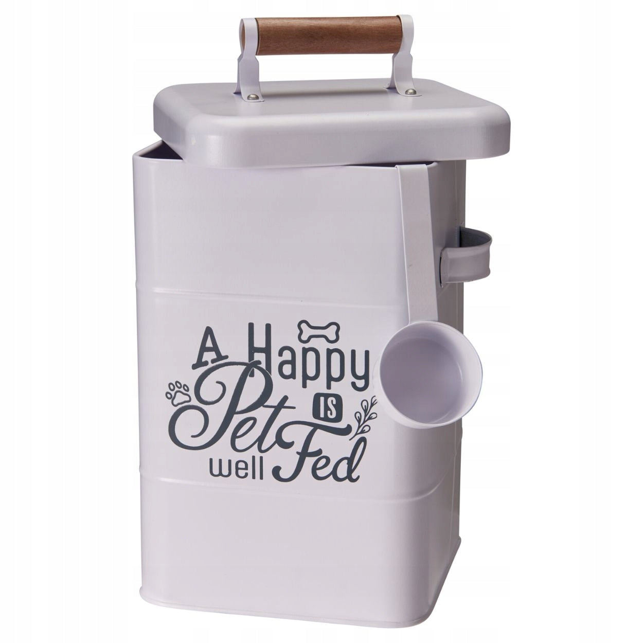 METAL PET CAT DOG Food Container with Measure 8L ORGANIZER