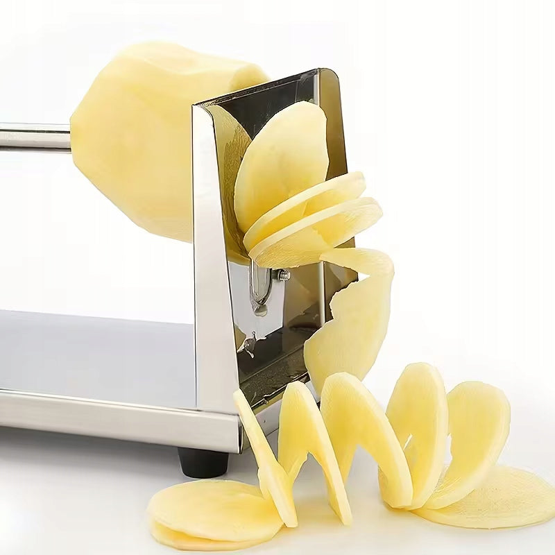 METAL POTATO MACHINE CURVED CHIPS FRIES SPIRAL STRONG XL Packaging status original