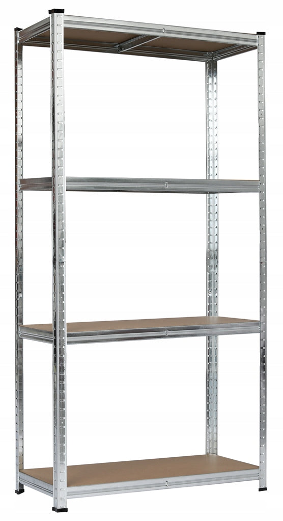 METAL RACK FOR BASEMENT GARAGE PANTRY ZINC 174x80x40cm 4 Shelves 500kg Manufacturer code KLT40C-4L