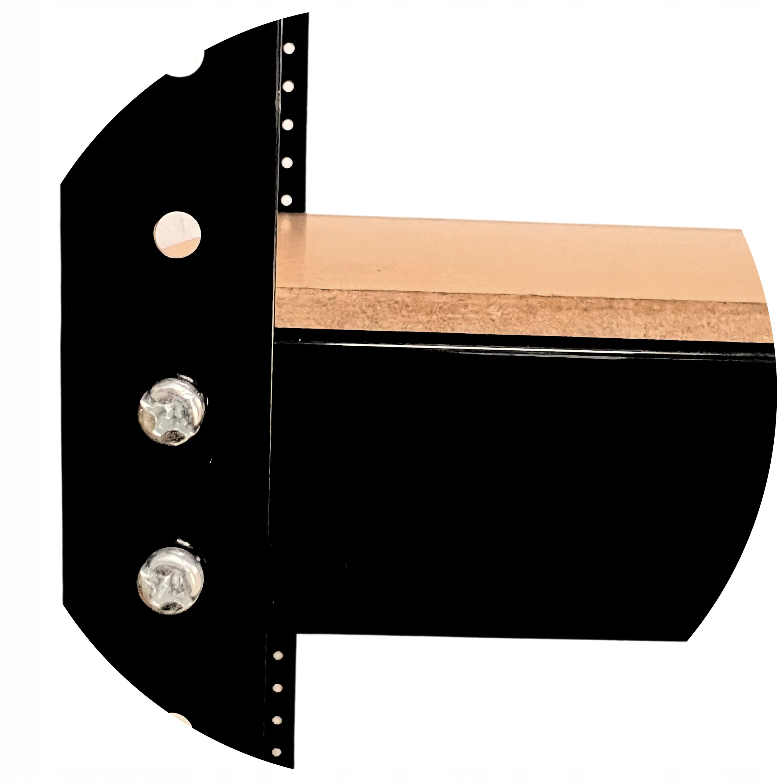 METAL RACK TWISTED BLACK STABIL200 180X120X40 SOLID DURABLE Manufacturer code Regał metalowy 180x120x40 5 półek 200kg