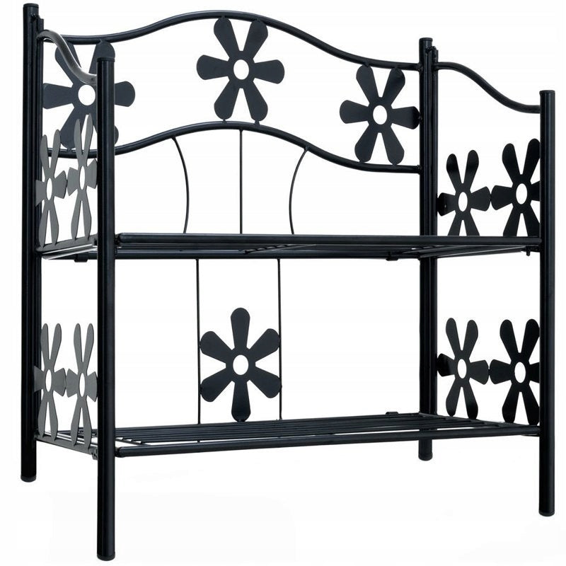 METAL SHELF GARDEN STAND FOR FLOWERS 2 SHELVES EAN (GTIN) 4250525327236