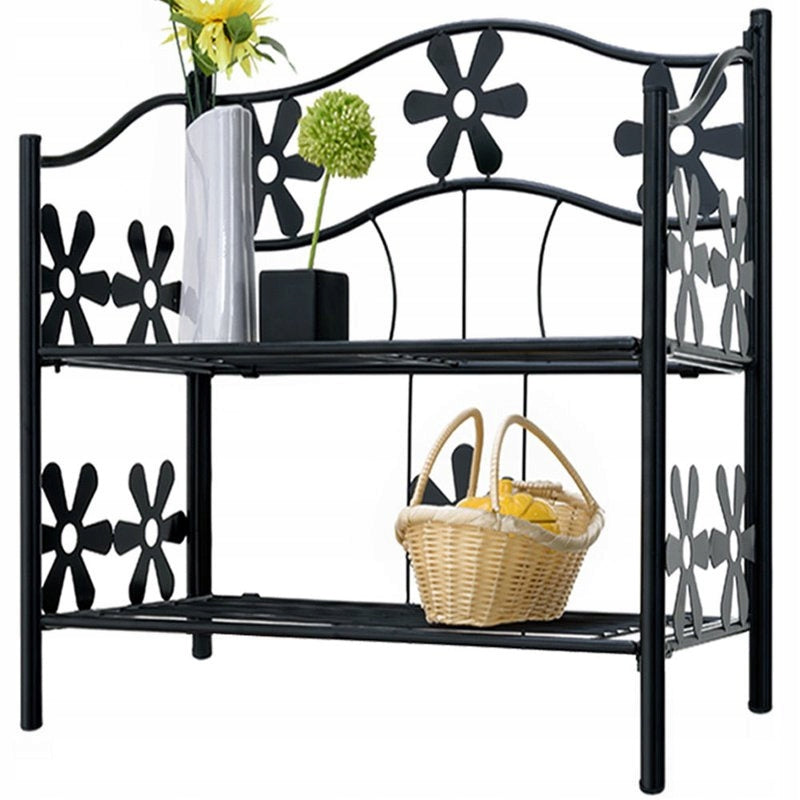 METAL SHELF GARDEN STAND FOR FLOWERS 2 SHELVES Manufacturer code 103222