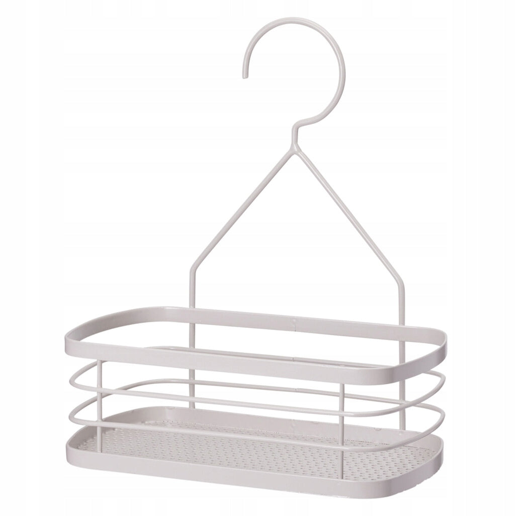 METAL SHOWER TRAY FOR COSMETICS 22,5 X 12 X 26 CM GREY Brand Bathroom Solutions