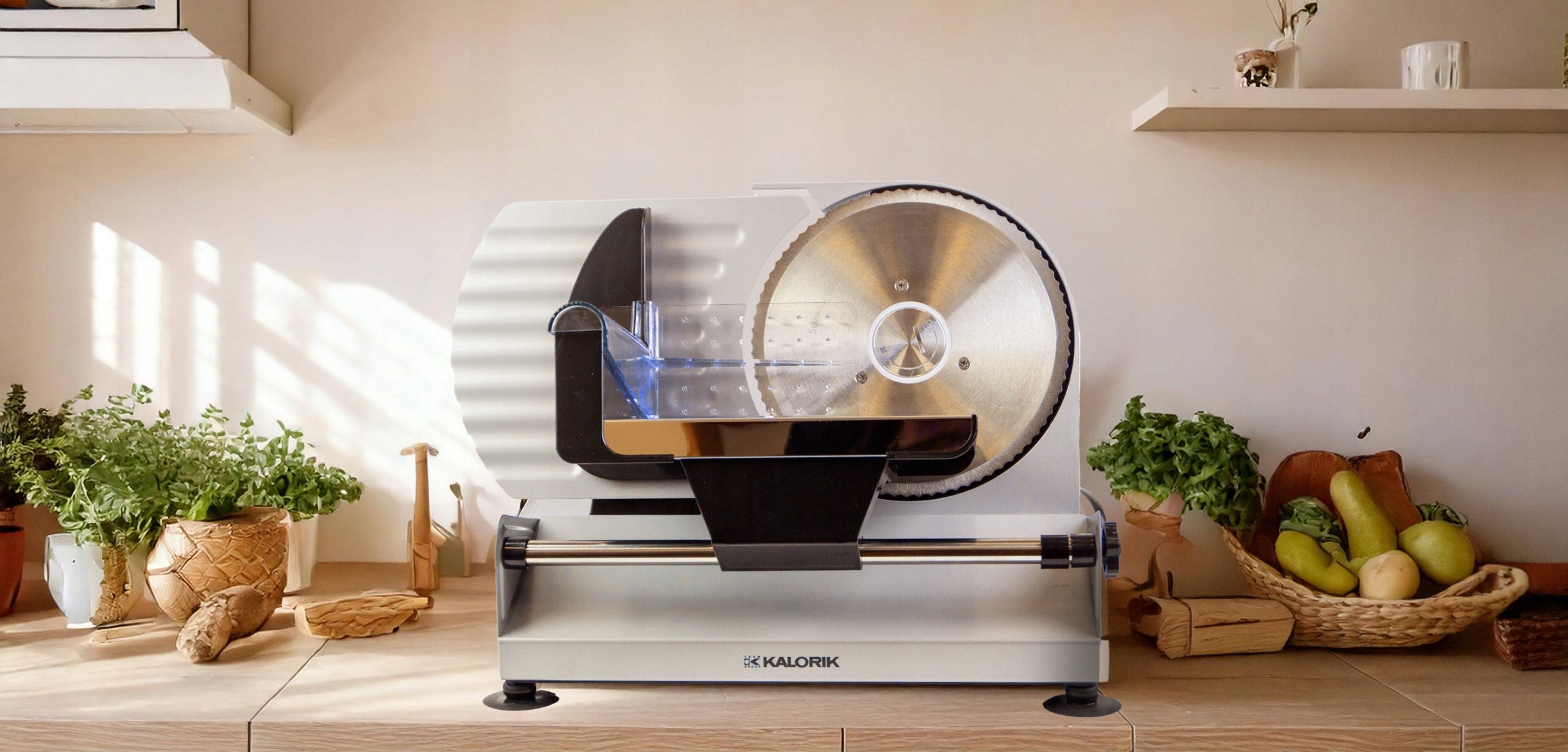 METAL SLICER 220W FOR SAUSAGES CHEESE BREAD EQUAL SLICES REGULATION 0-20 Manufacturer code KRAJALNICA WYMIENNE OSTRZA