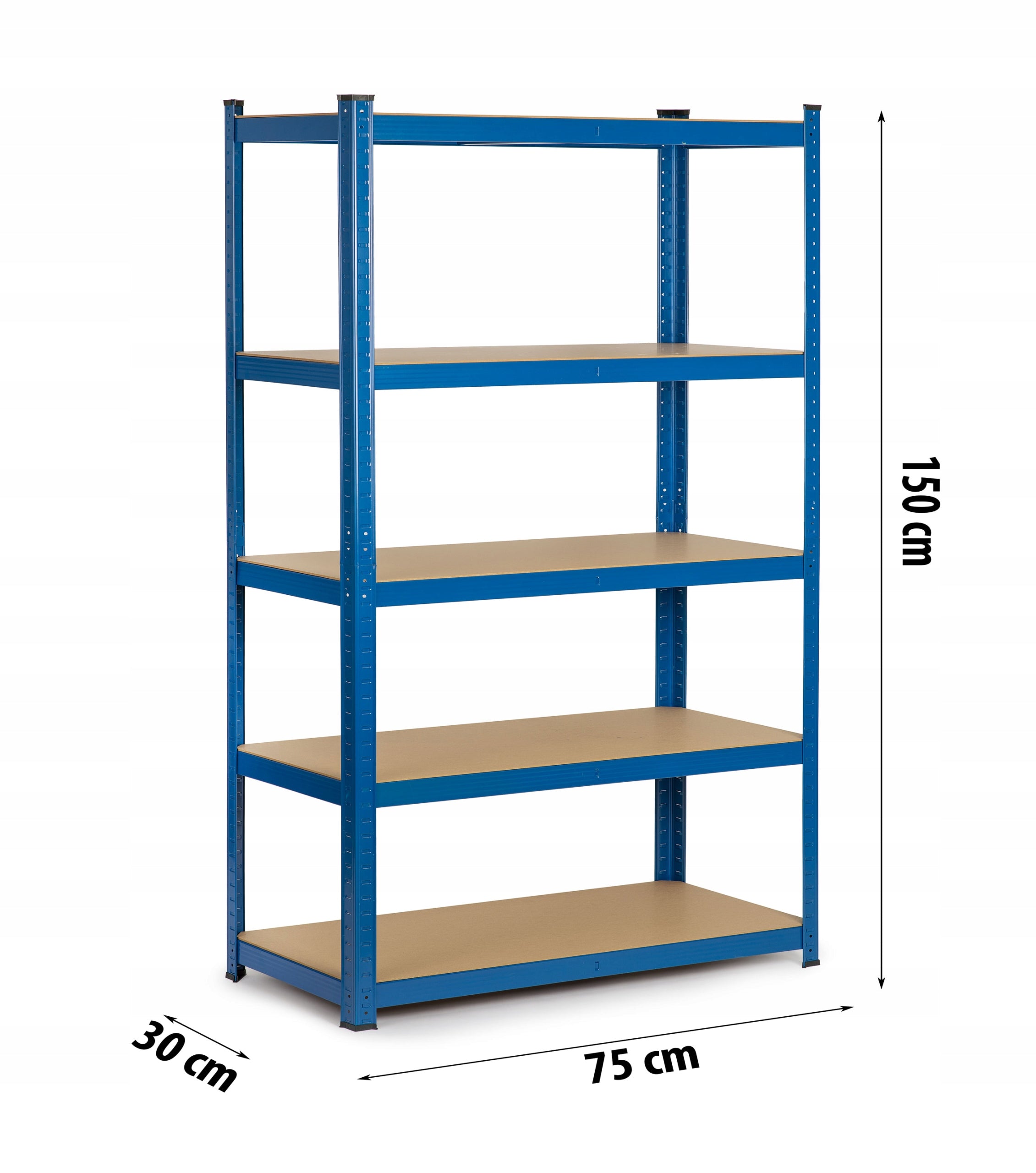 METAL STORAGE RACK 150x75x30cm 625kg 2in1 Manufacturer HUMBERG