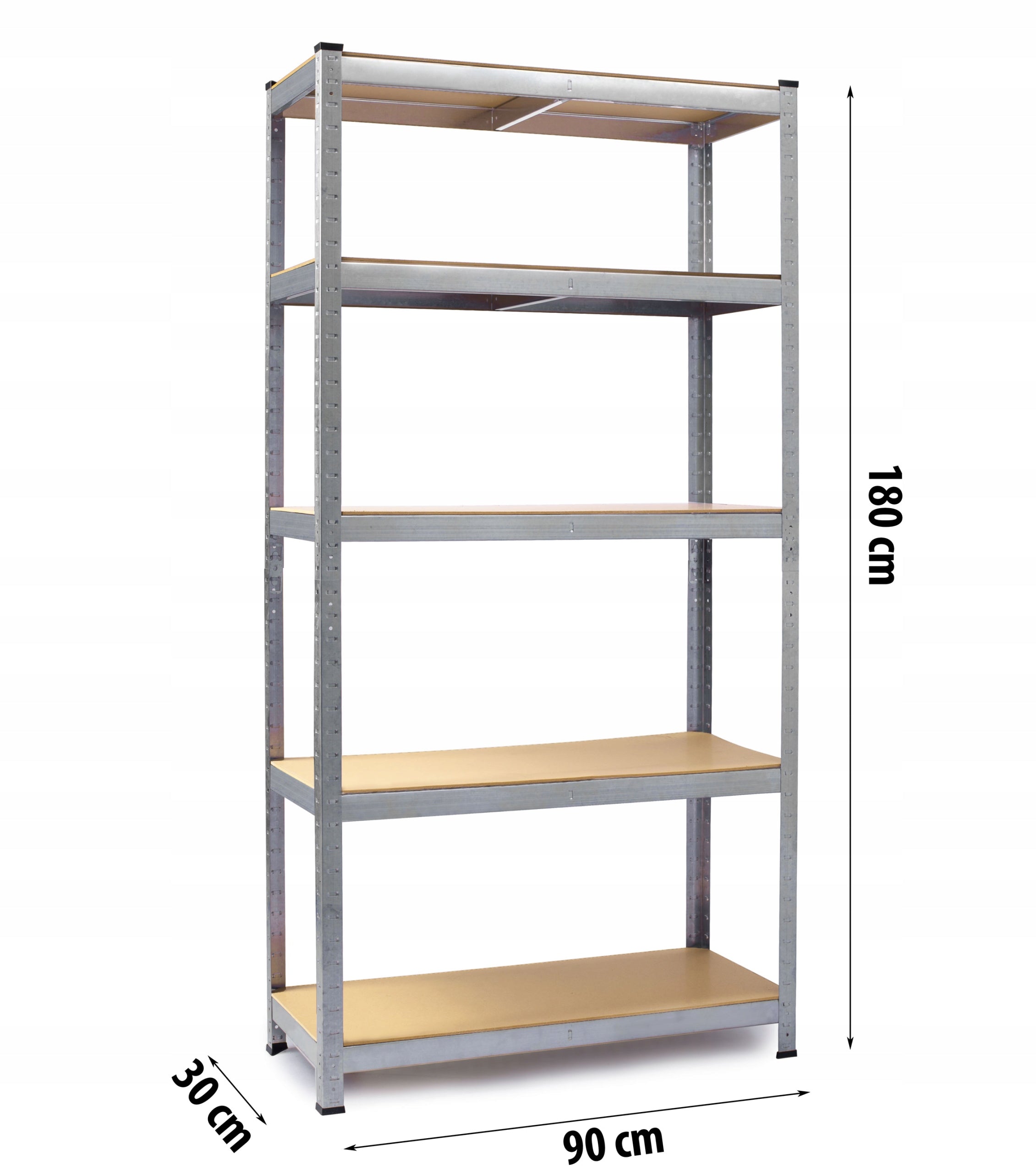 METAL STORAGE RACK 180x90x30cm 875kg 2in1 Manufacturer code 4843
