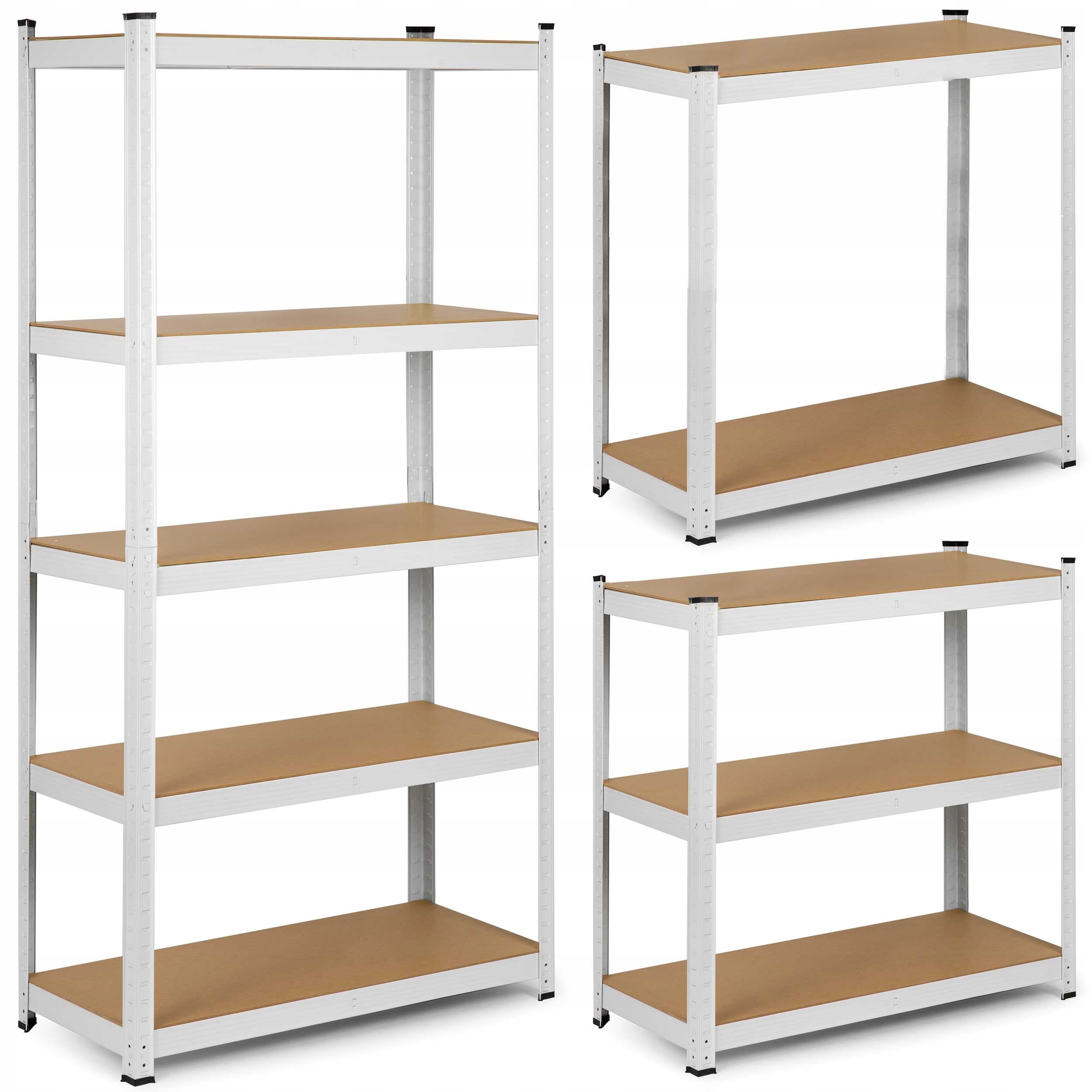 METAL STORAGE RACK 180x90x40cm 875kg 2in1