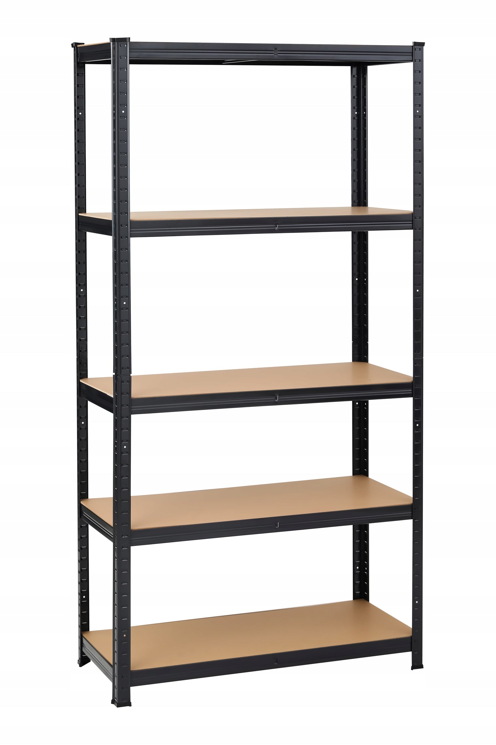 METAL STORAGE RACK BLACK FOR BASEMENT GARAGE 150x75x30 5 SHELVES 750kg Manufacturer code KLT30CP
