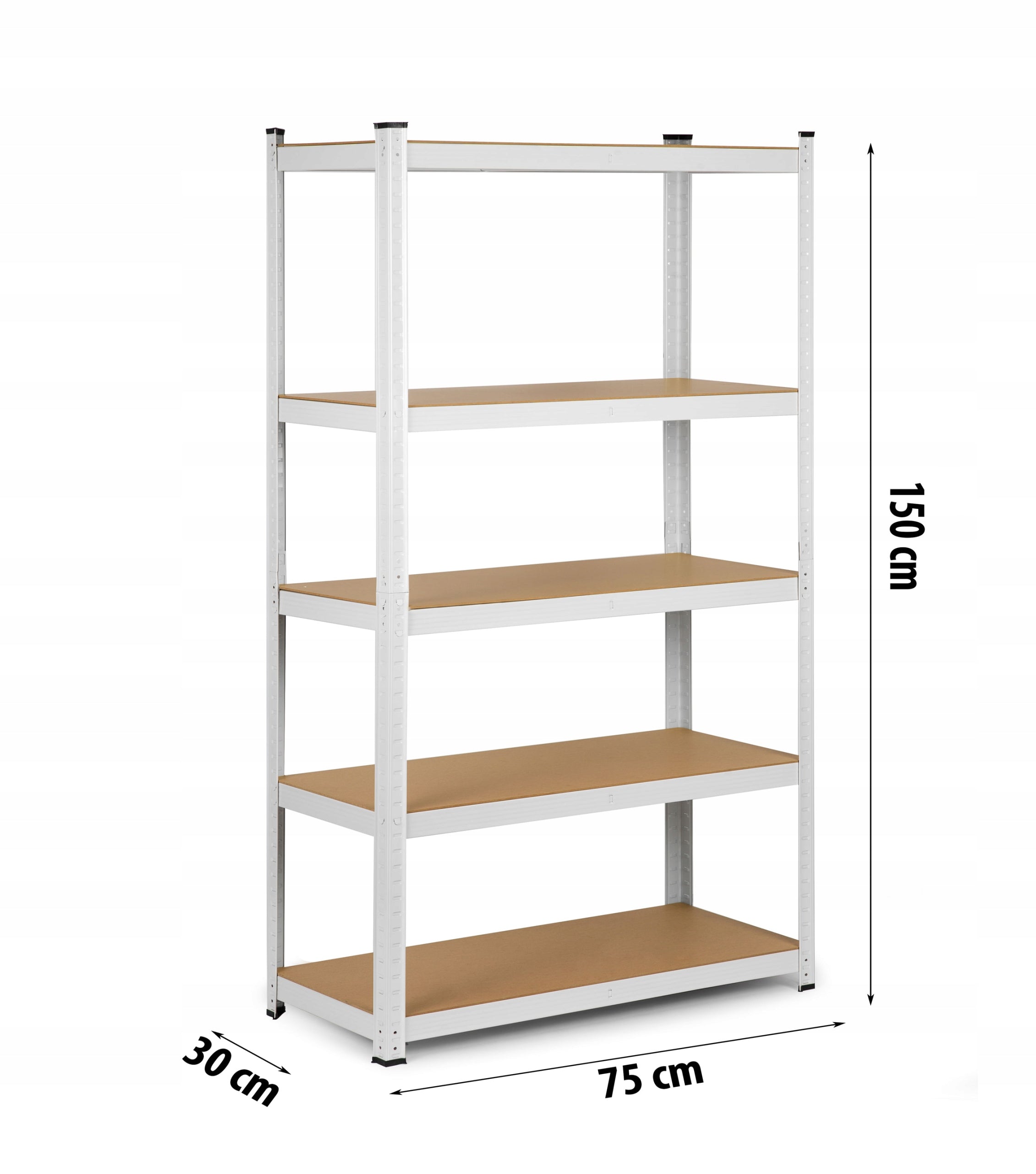 METAL STORAGE RACK FOR GARAGE BASEMENT 150x75x30cm 625kg 2in1 HUMBERG Manufacturer HUMBERG