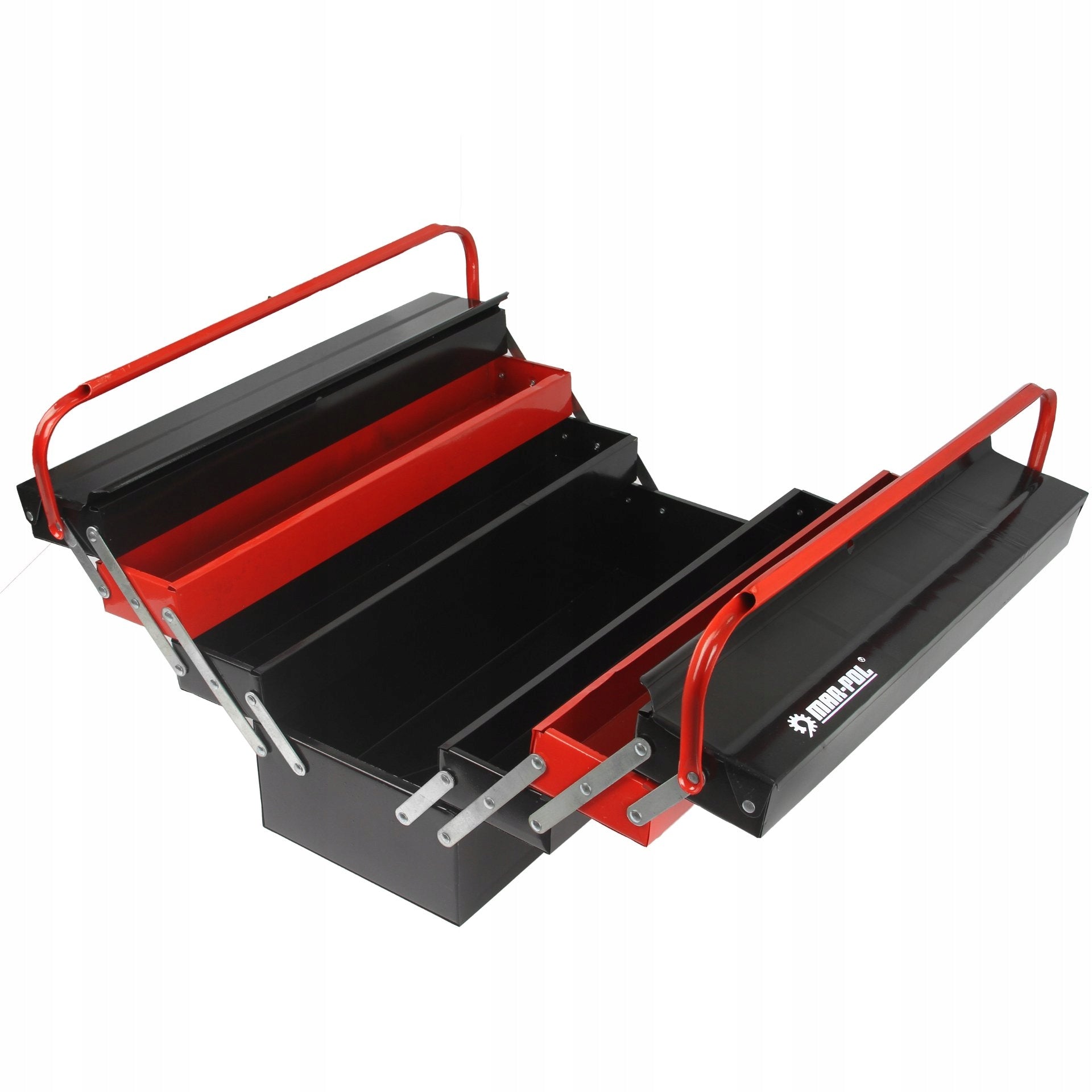 METAL TOOL BOX 7 DRAWERS SUITCASE Batteries included no
