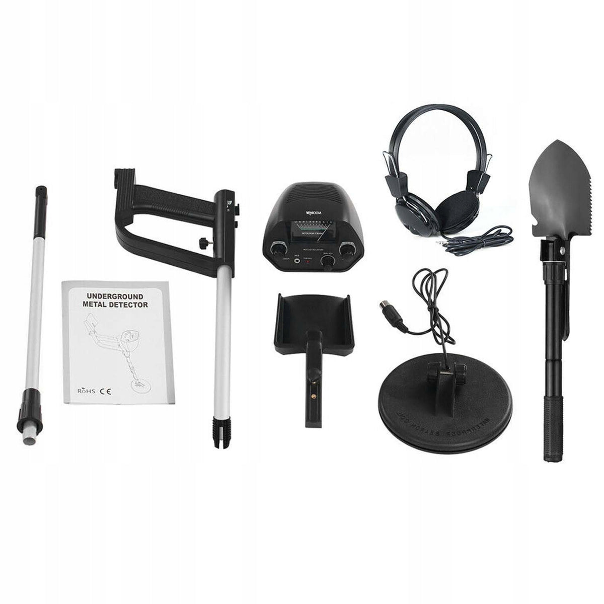 METAL TREASURE HUNTER DETECTOR WATERPROOF ADJUSTABLE LENGTH