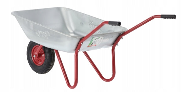 METAL WHEELBARROW LIGHT GALVANIZED GARDEN FOR GARDEN METAL WHEEL 80/120 L Kind wheelbarrow