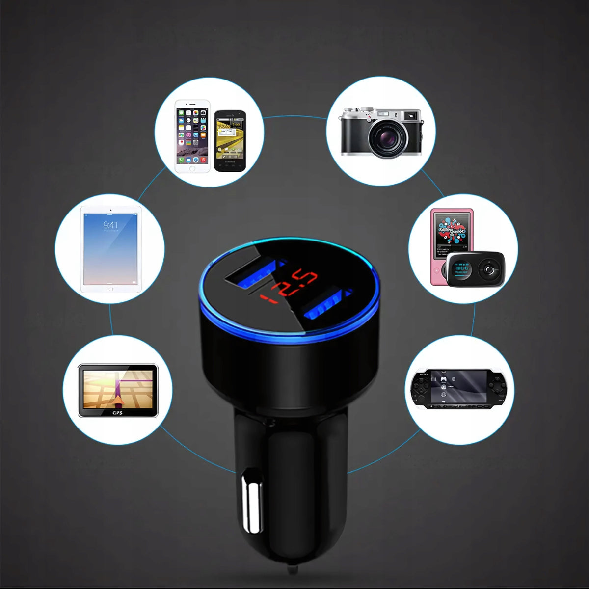 METER BATTERY TESTER Car Charger USB BATTERY ACCUMPATOR Brand no brand