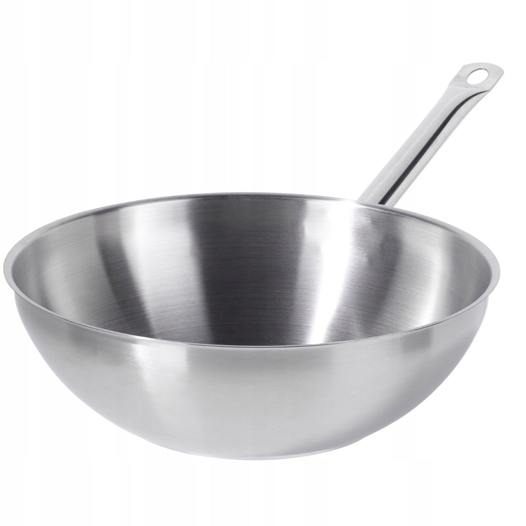 METRO PROFESSIONAL Stainless Steel Wok Induction Gas Oven 30 cm