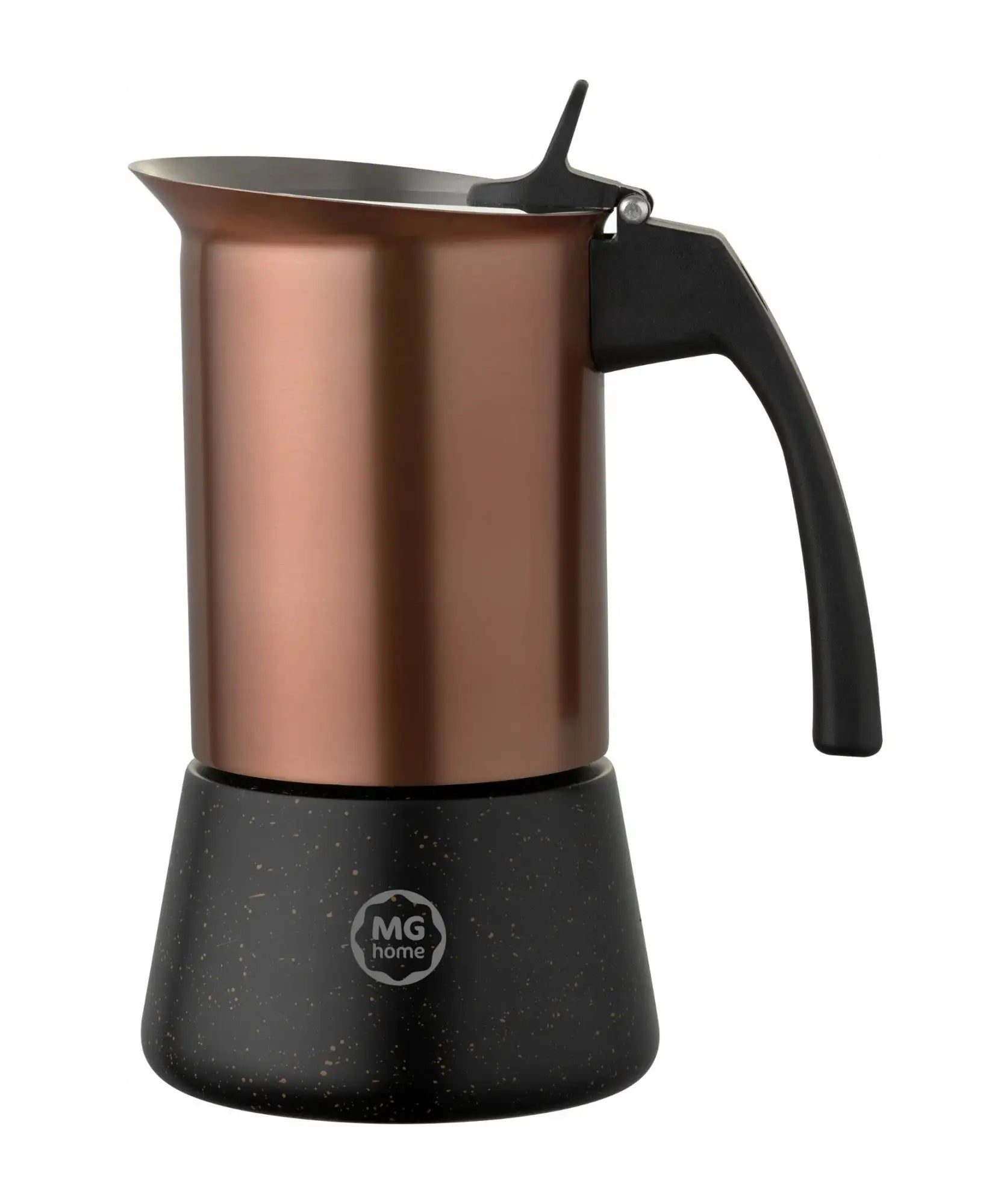 MG HOME | DOPPIO Steel coffee maker / rose gold