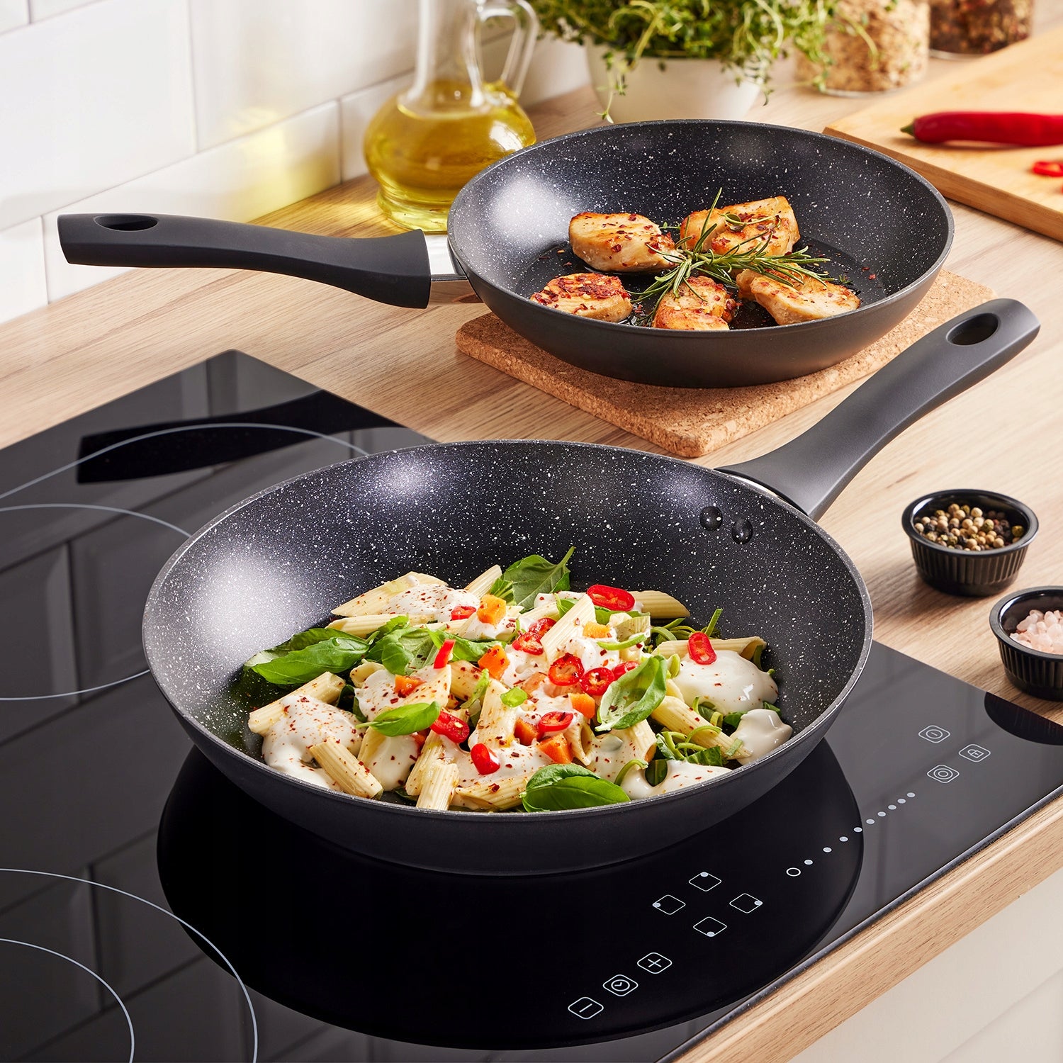 MG HOME MARBLE PAN SET 24 28 CM NON-STICK MAGDA GESSLER Manufacturer code MGHome