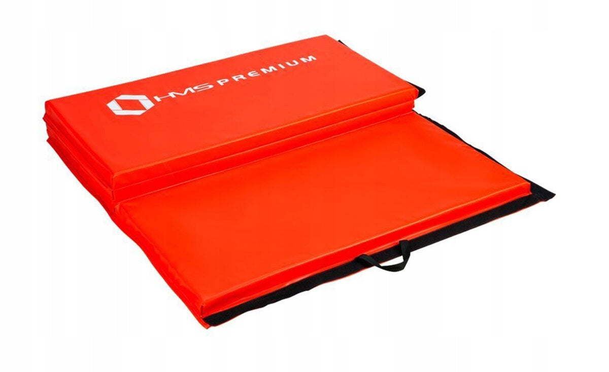 MGS01 GYM MATTRESS FOLDING 2400x1200 MM RED HMS PREMIUM Brand HMS