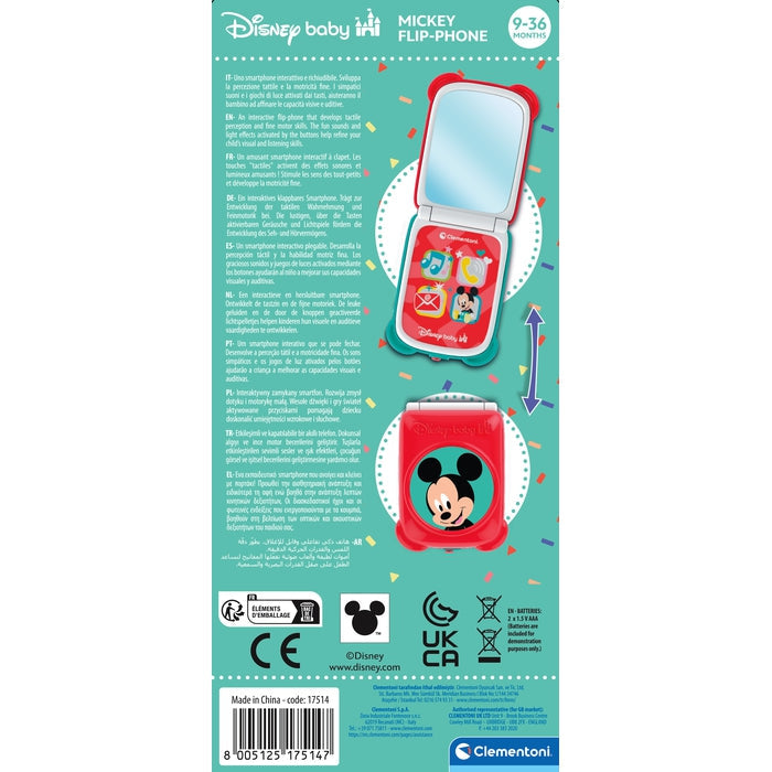 MICKEY TELEPHONE CLEMENTONI 17514 Color multicolor