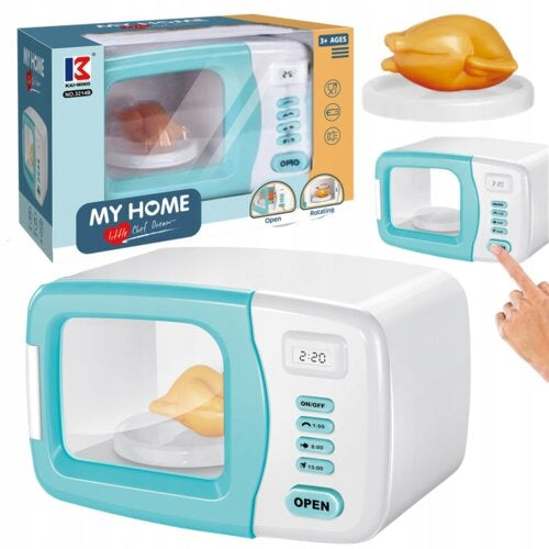 MICORWAVE FOR CHILDREN AGD LIGHT SOUND CHICKEN MICROWAVE LIKE REAL