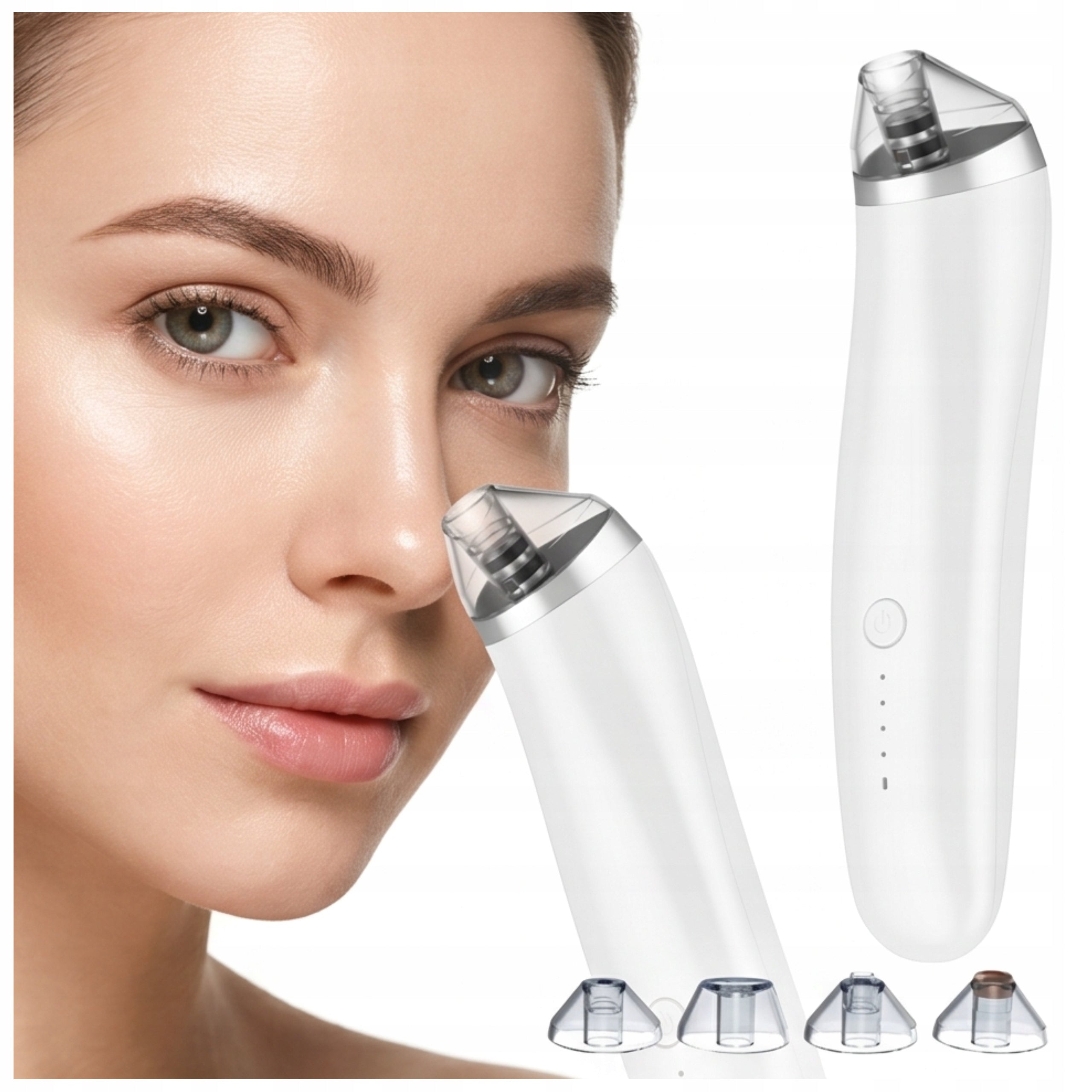 MICRODERMABRASION DEVICE - VACUUM CLEANER FOR BLACKHEADS AND PORES CLEANING