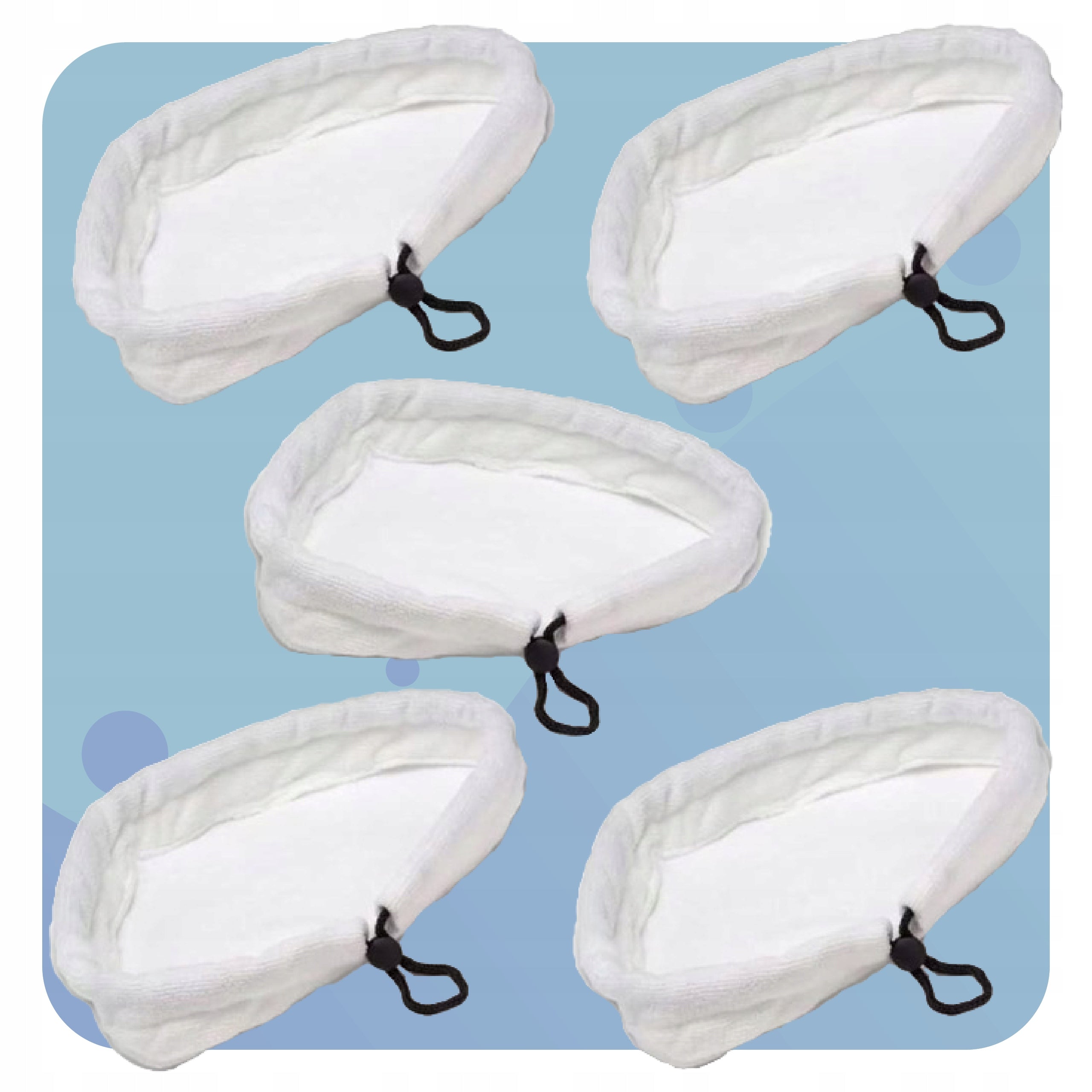 MICROFIBER PADS FOR STEAM MOP H2O ADLER SILVERCREST Camry Ariette Manufacturer code 200310x5