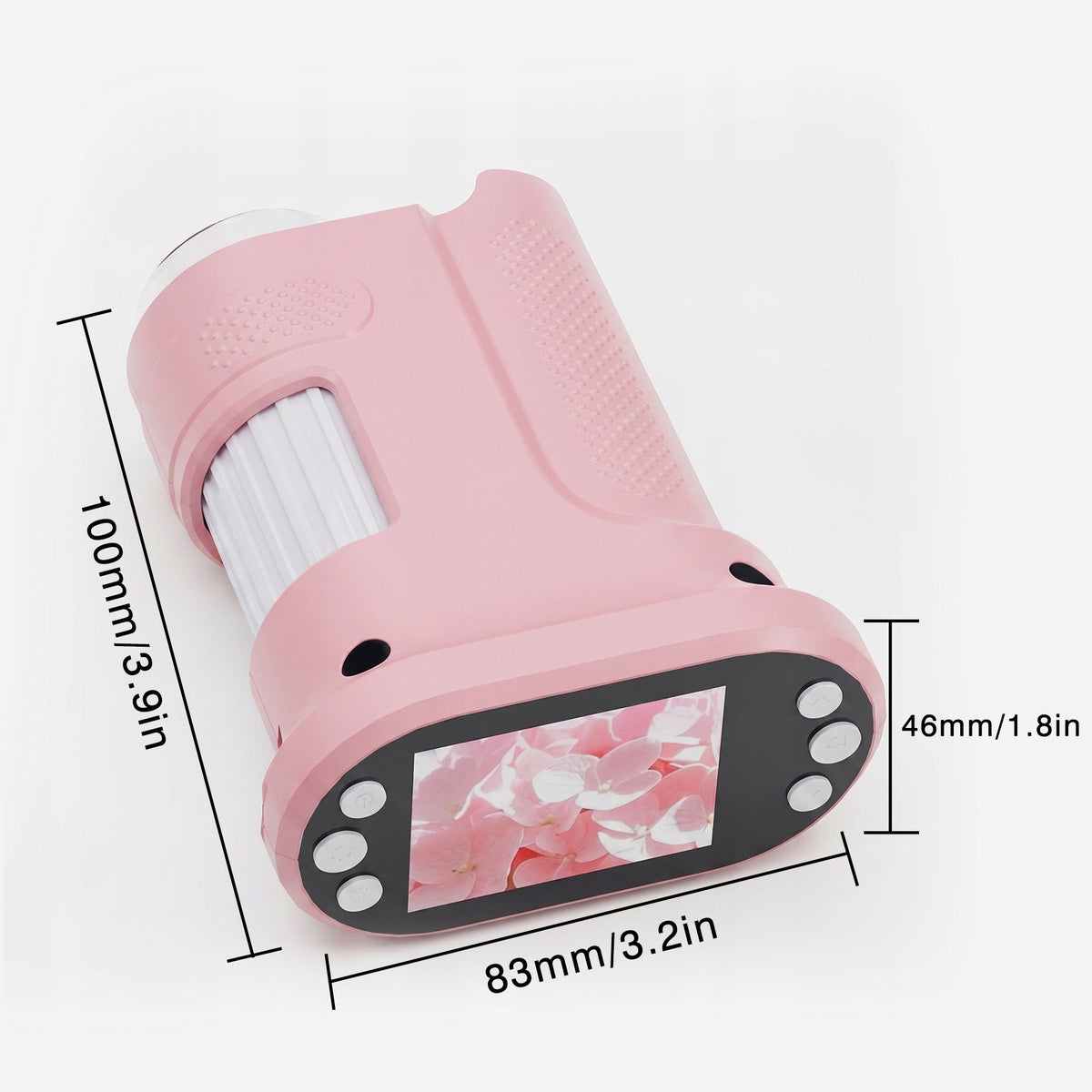 MICROSCOPE FOR CHILDREN DIGITAL Magnification 1000x HD Screen Interior Memory PINK Packaging status original