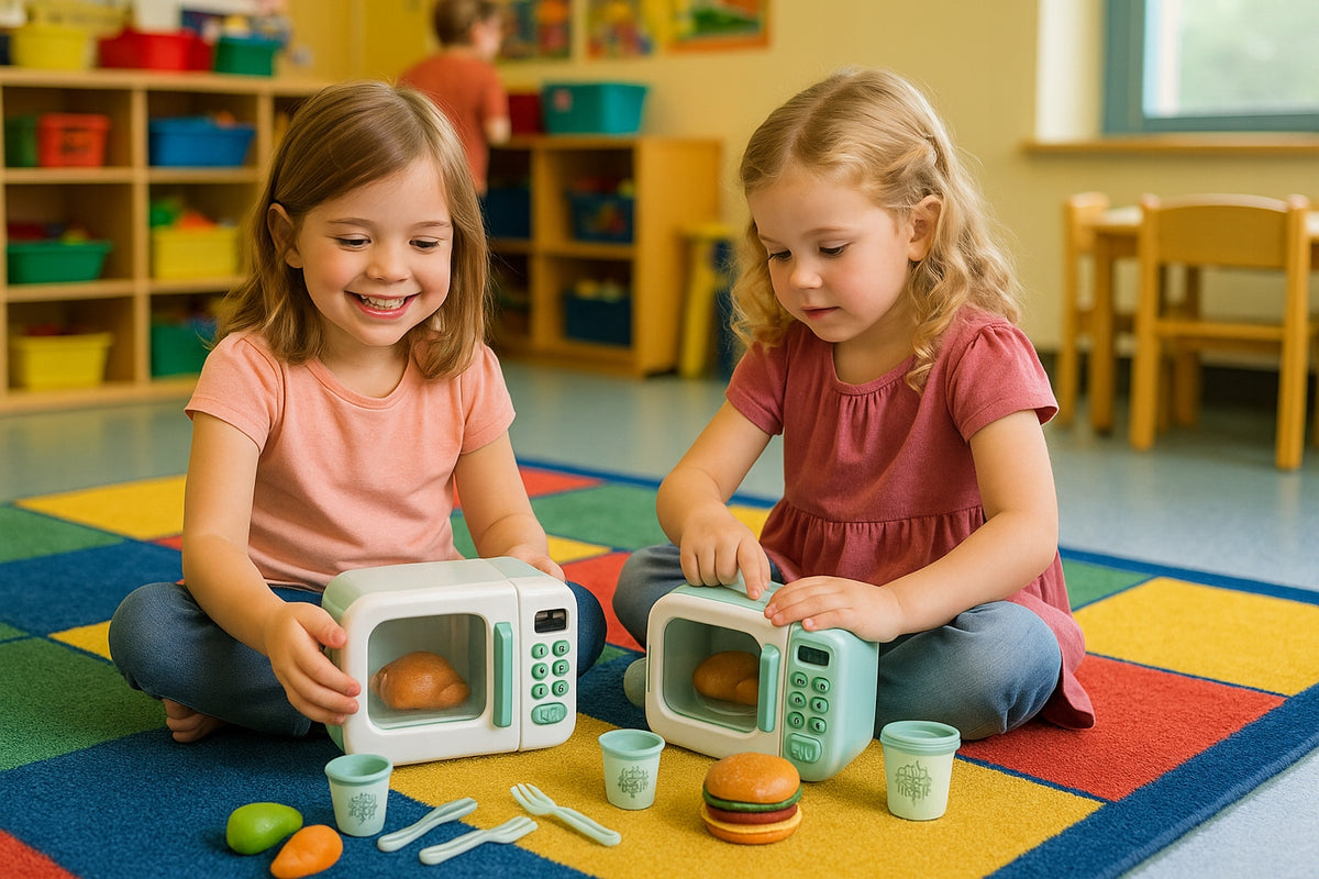 MICROWAVE FOR CHILDREN Interactive Household Appliance Stove with Light Green Manufacturer code A1005-4-PCS