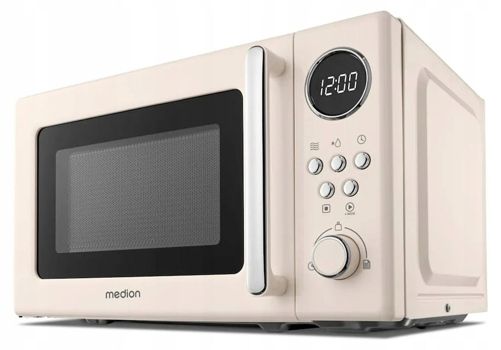 MICROWAVE RETRO MICROWAVE 800W 20L TIMER 5 LEVELS LED POWER