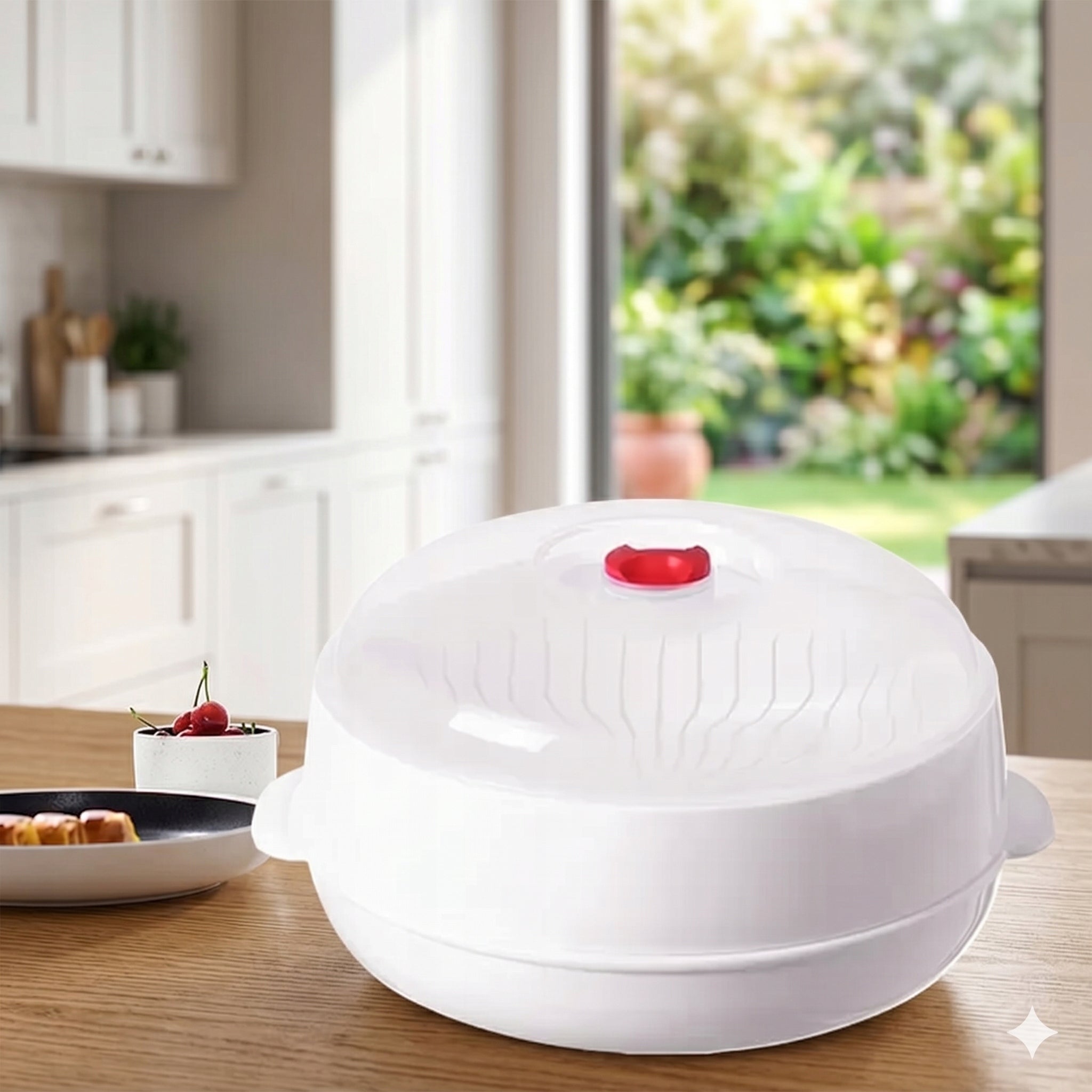 MICROWAVE STEAMER FOR STEAMING, Round Manufacturer code 3831127639371