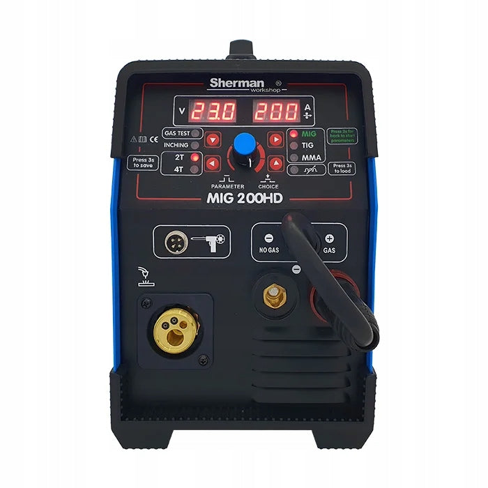 MIG 200HD Sherman 30-200 A 230 6,6 kVA inverter welder Packaging status original