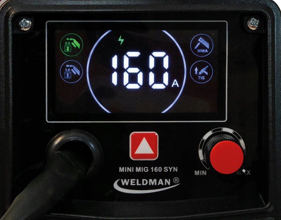 MIG MAG FCAW MMA inverter welder Weldman MIG 160A Synergy Manufacturer code 103128