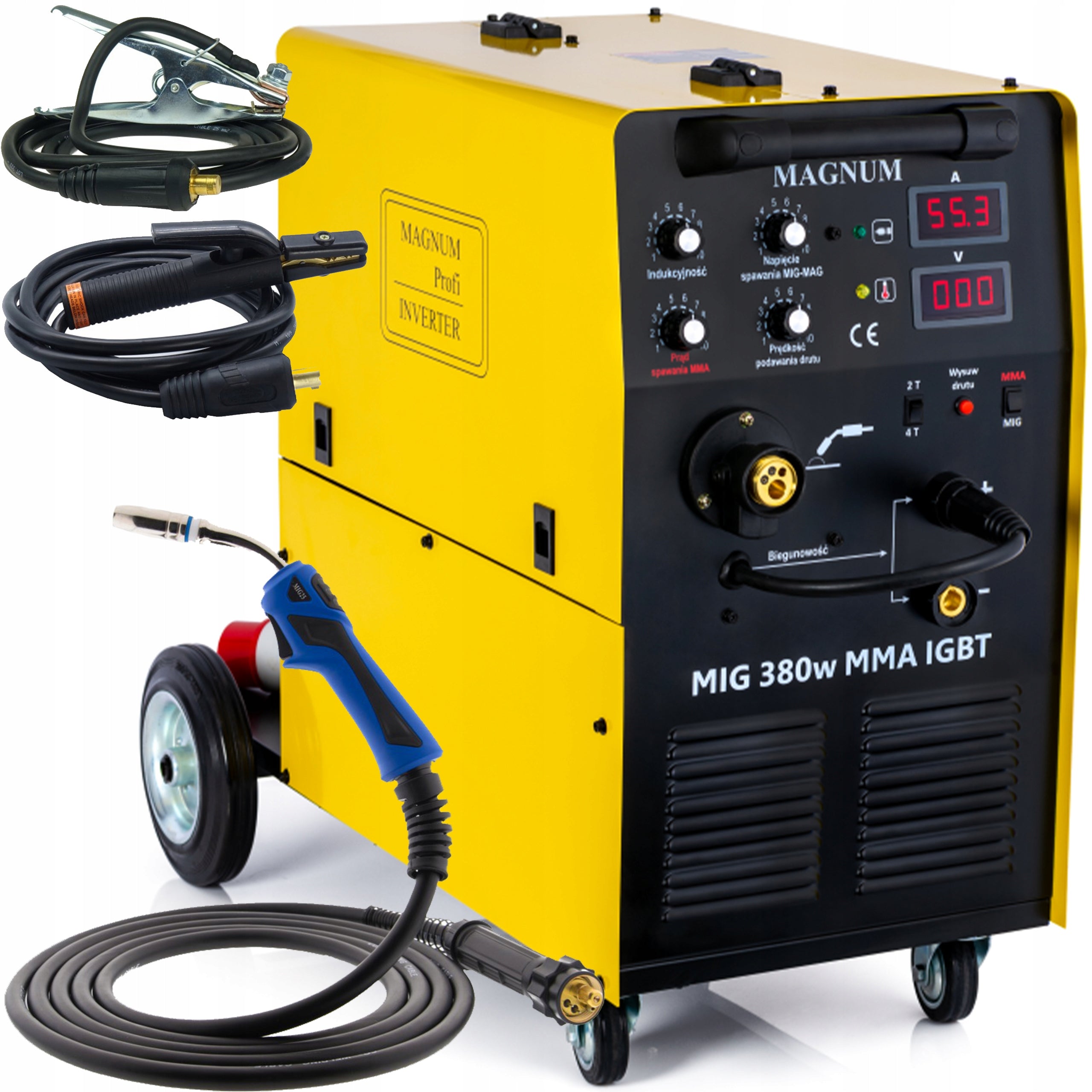 MIGOMAT MAGNUM MIG 380W 370A 400V 4x4 | MIG/MAG MMA FLUX