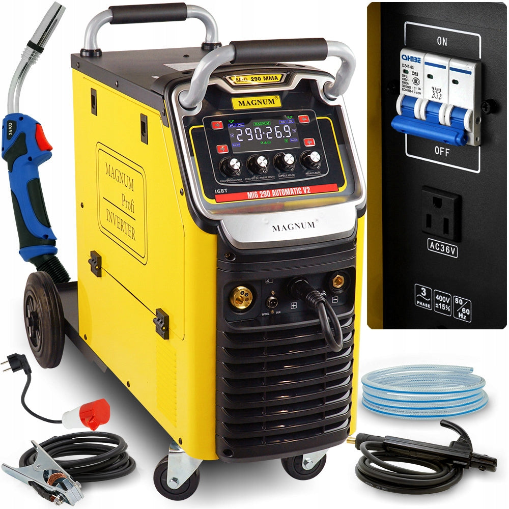 MIGOMAT Magnum MIG 290 Automatic MIG MAG MMA 230/400V 2T 4T IGBT