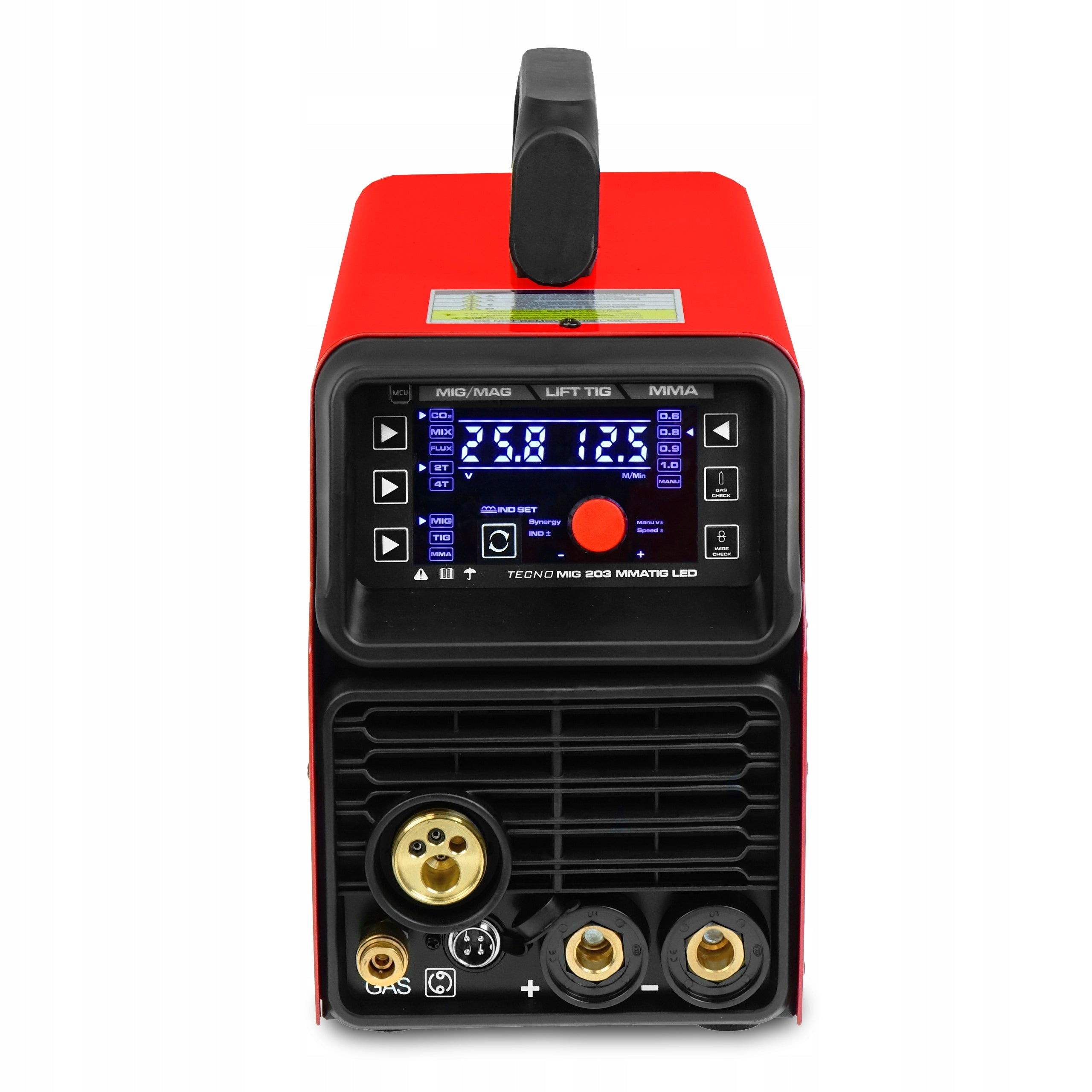 MIGOMAT WELDING MACHINE IDEAL TECNO MIG 203 LED SYNERGY MMA TIG 200A 4T ALUMINIUM Manufacturer code TMIG203LEDRSW2