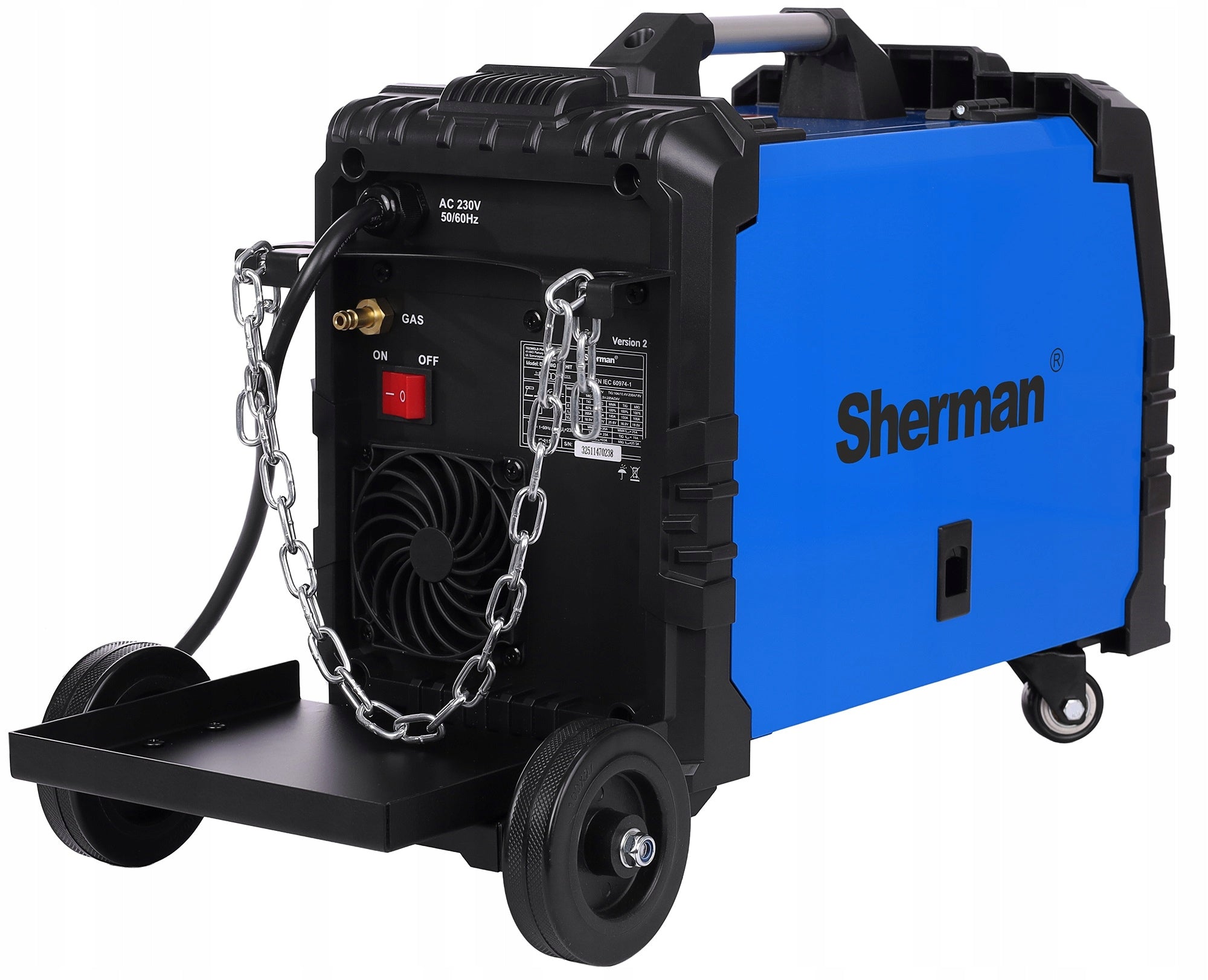 MIGOMAT WELDING MACHINE SHERMAN MIG DIGIMIG 200 HIT VERSION WITH CYLINDER CHASSIS Manufacturer code 7813421