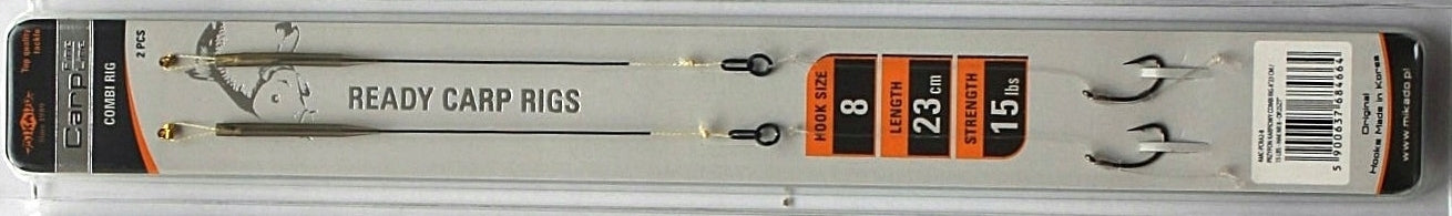 MIKADO CARP RIG SET WITH HOOKS - SET OF 14 PIECES. Brand Mikado