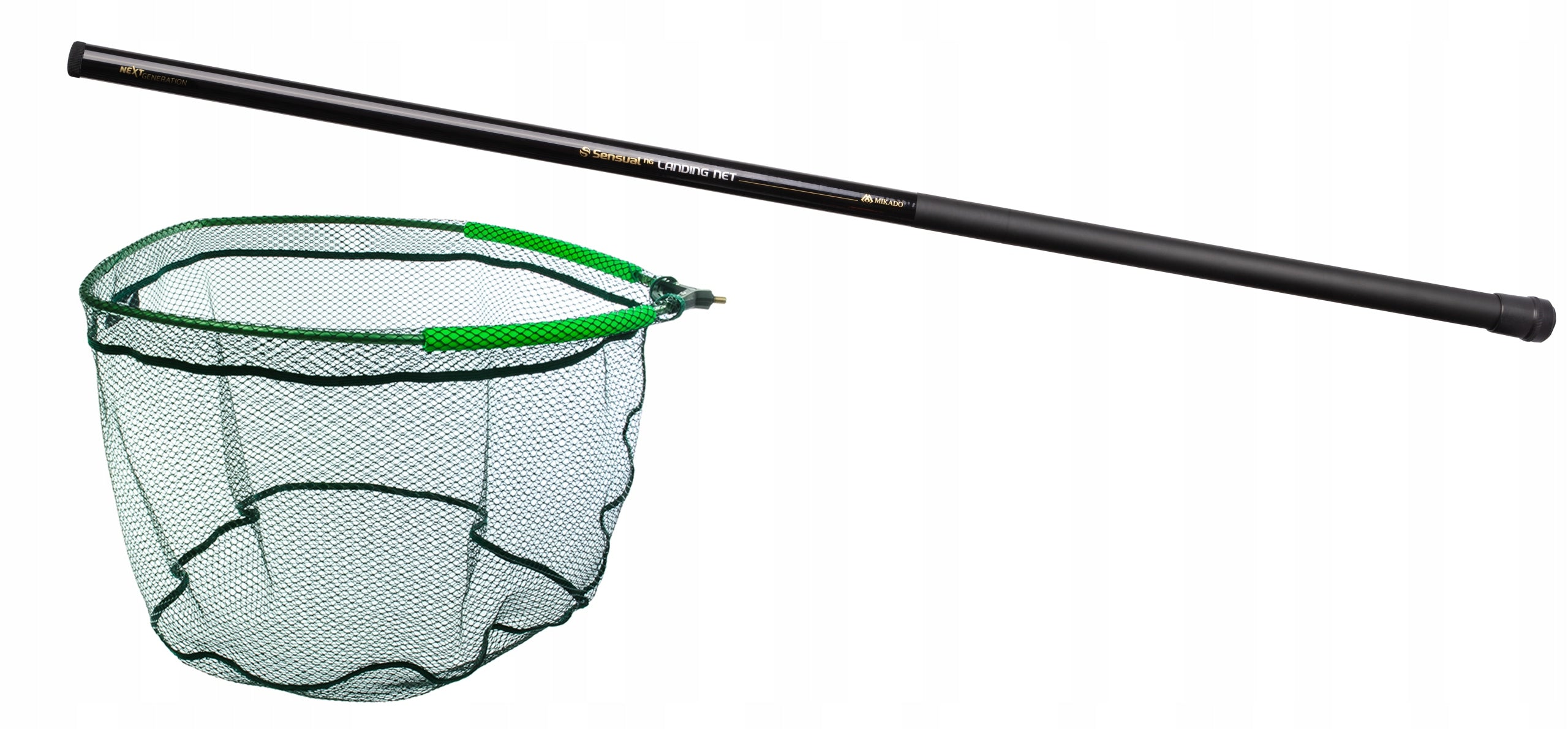 MIKADO Landing net Method Feeder Stick 3m + Basket MF Brand Mikado