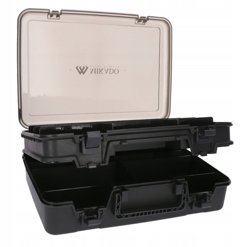 MIKADO Two-level fishing box 38.5x27x12cm