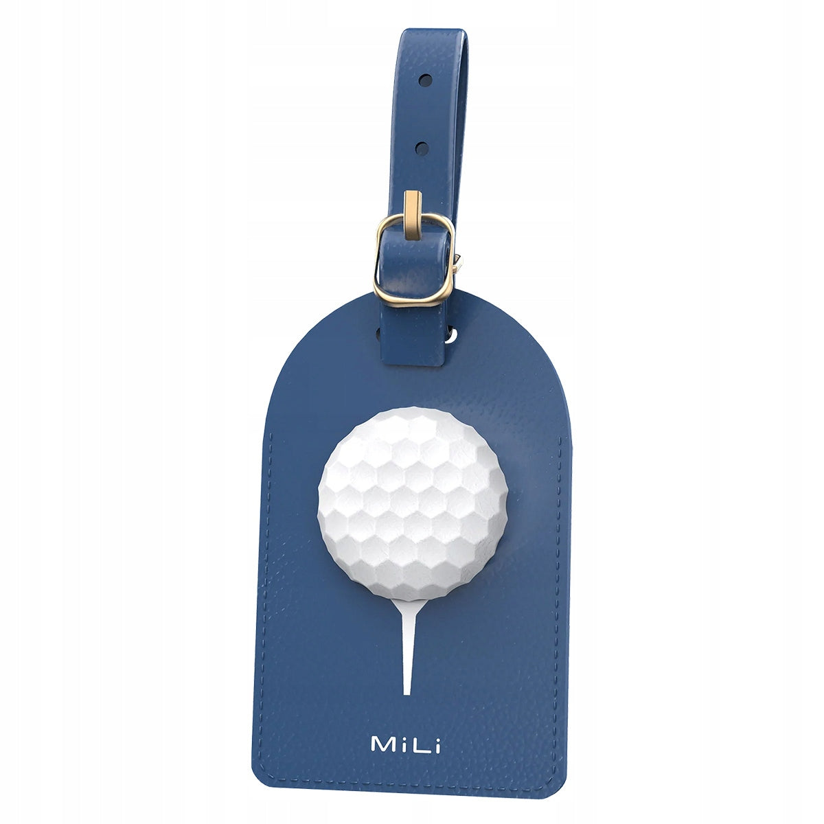MILI MiTag GPS Locator Android iOS DUO Golf Bag Label Manufacturer code HD-P16 Duo Golf Bag Tag BLUE