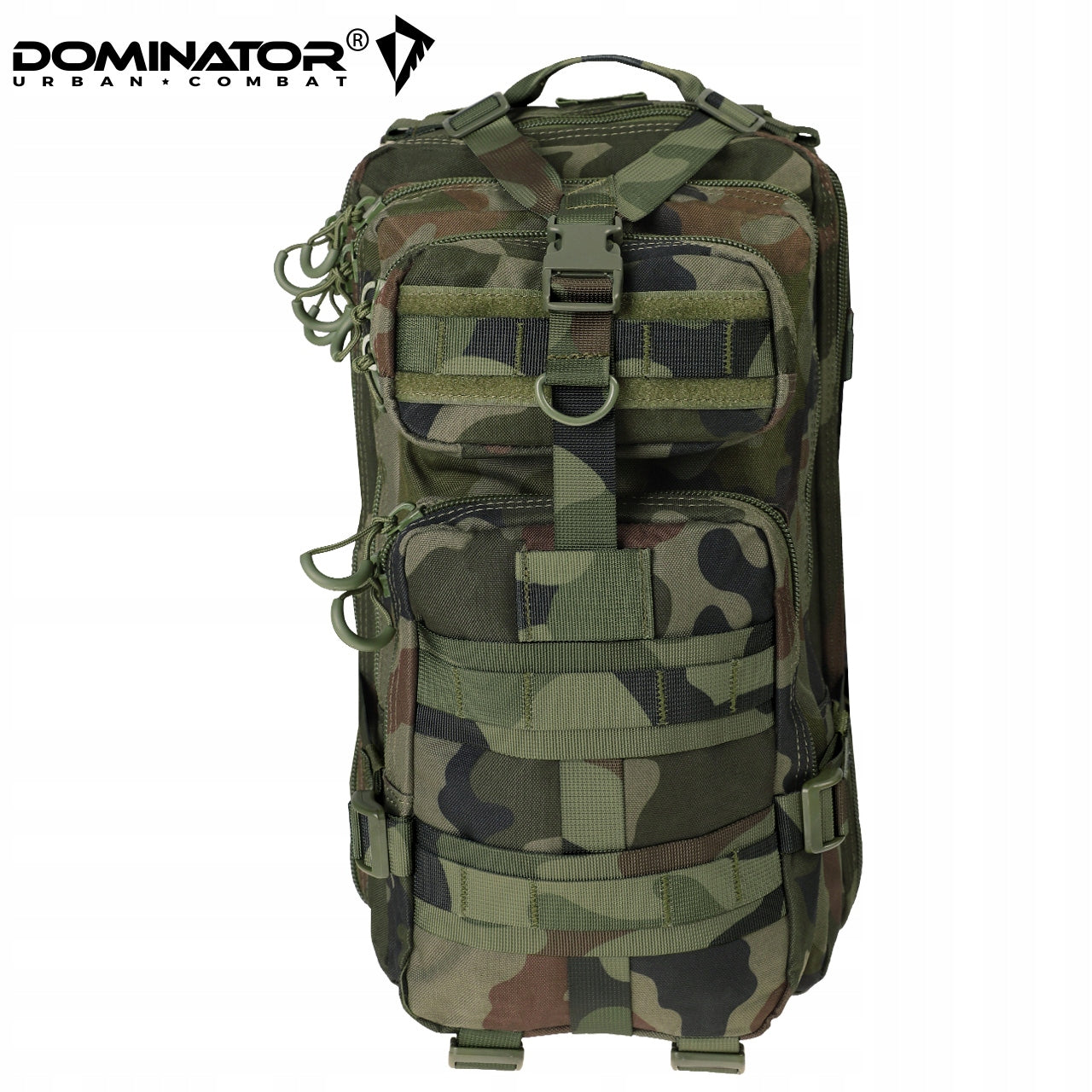 MILITARY BACKPACK TACTICAL DOMINATOR SHADOW MILITARY MOLLE CAMO WZ.93 +GR. Brand Dominator UC