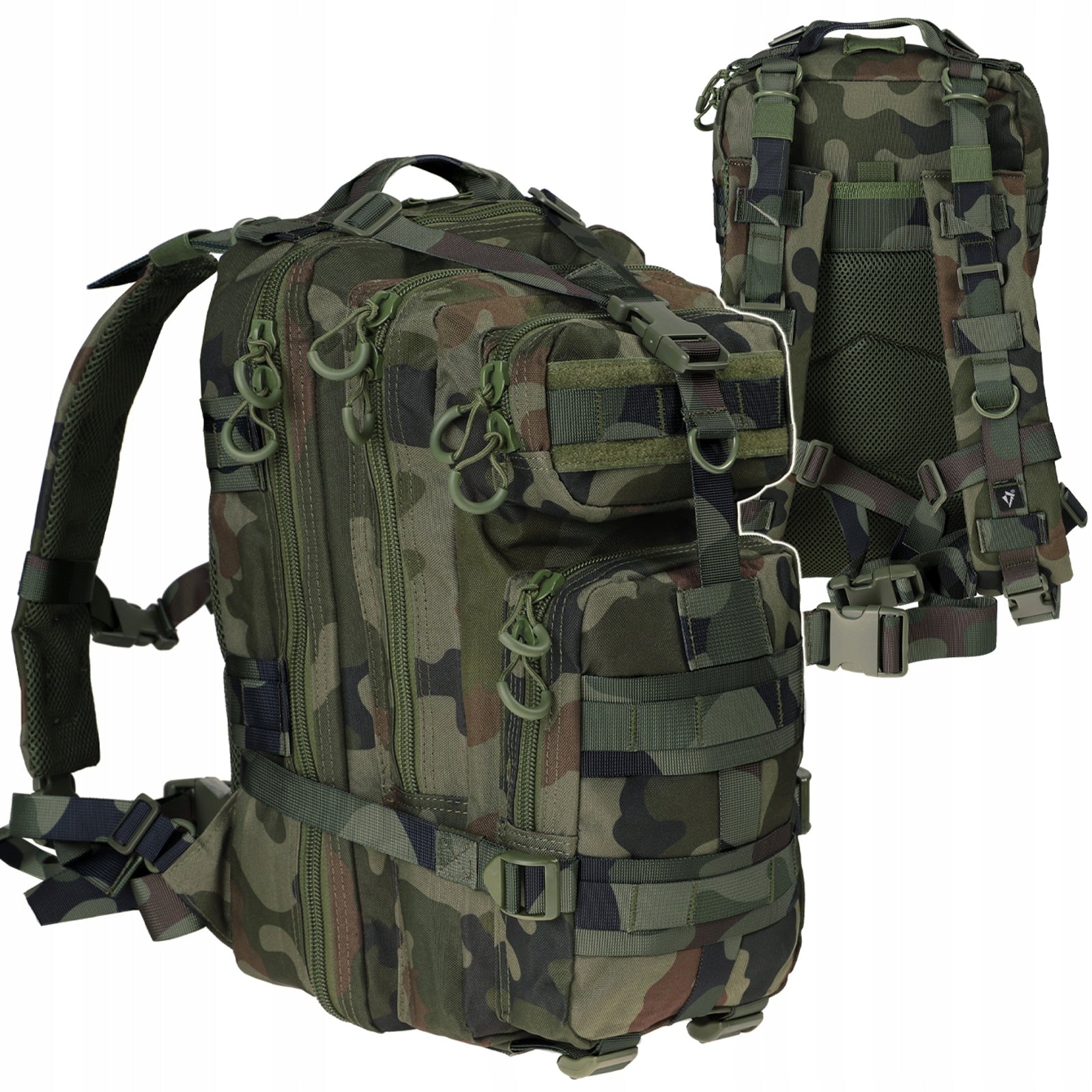 MILITARY BACKPACK TACTICAL DOMINATOR SHADOW MILITARY MOLLE CAMO WZ.93 +GR.