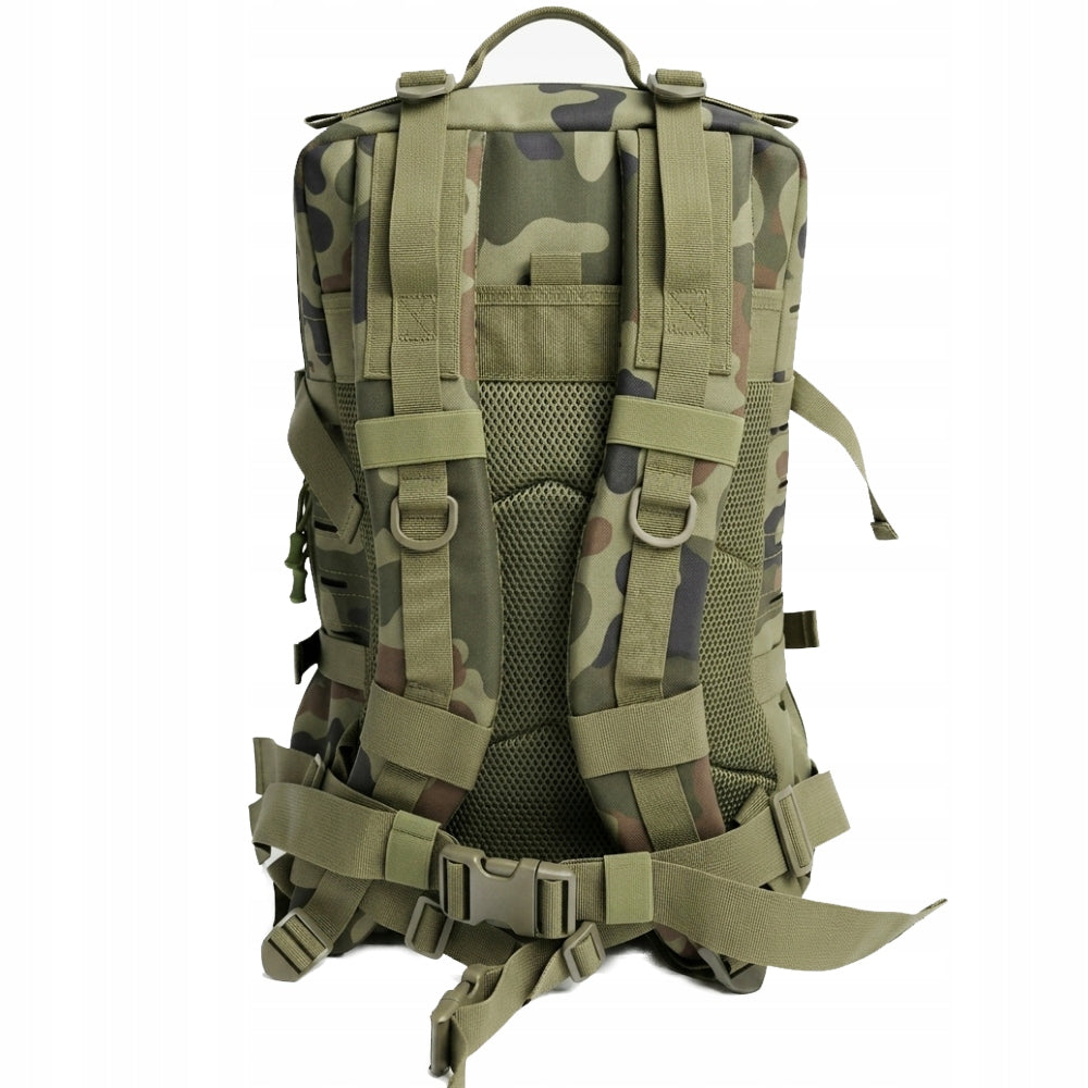 MILITARY HIKING Backpack WATERPROOF CAMO MEN'S TREKKING LARGE 45L Brand Strażak-MED