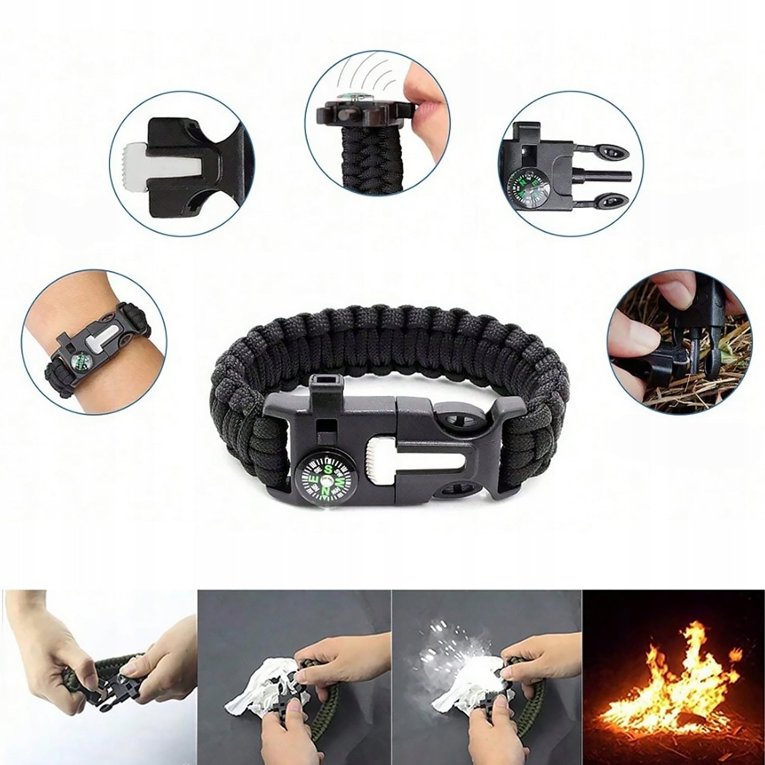 MILITARY SURVIVAL KIT MULTITOOL SURVIVAL ESSENTIALS 216in1 FIRST AID KIT Brand no brand