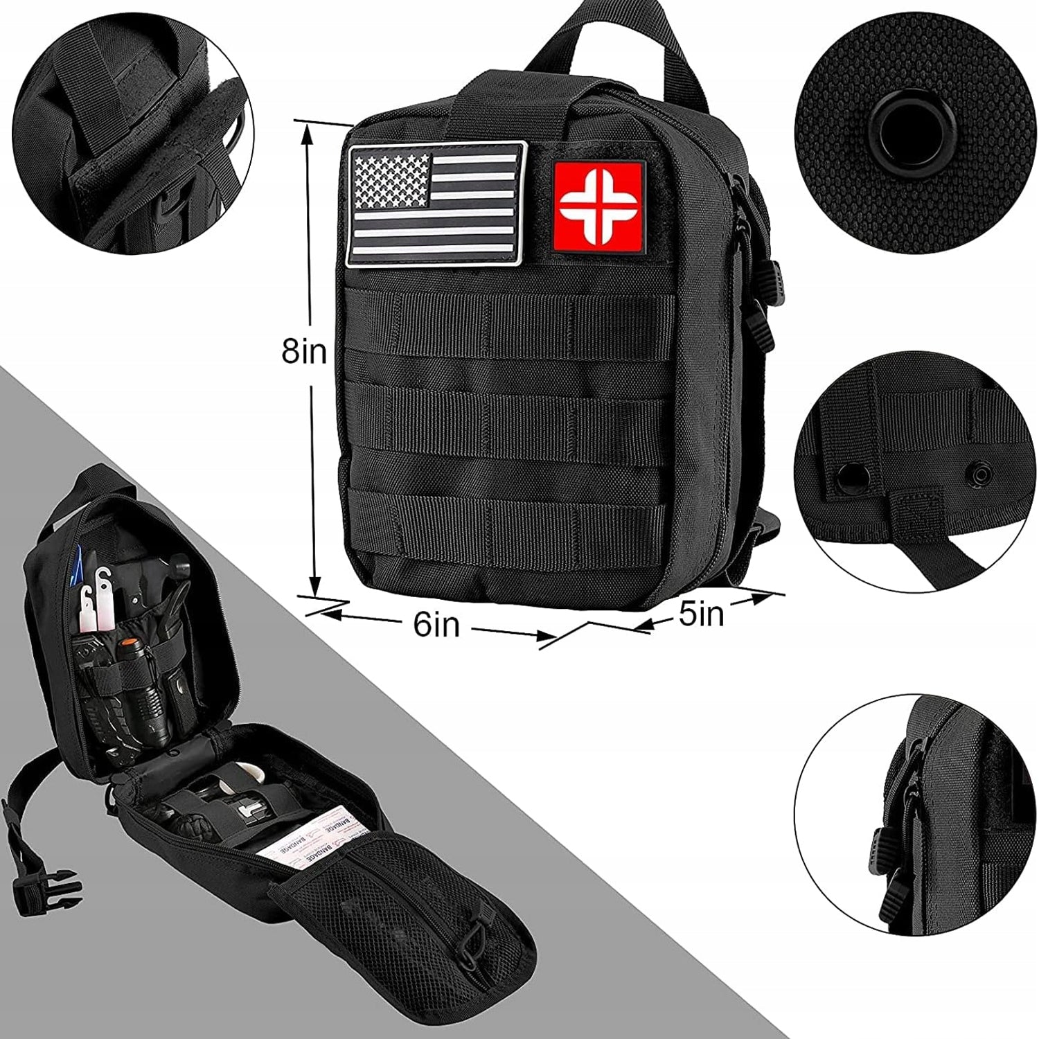MILITARY SURVIVAL KIT MULTITOOL SURVIVAL ESSENTIALS 216in1 FIRST AID KIT Manufacturer code 0084520